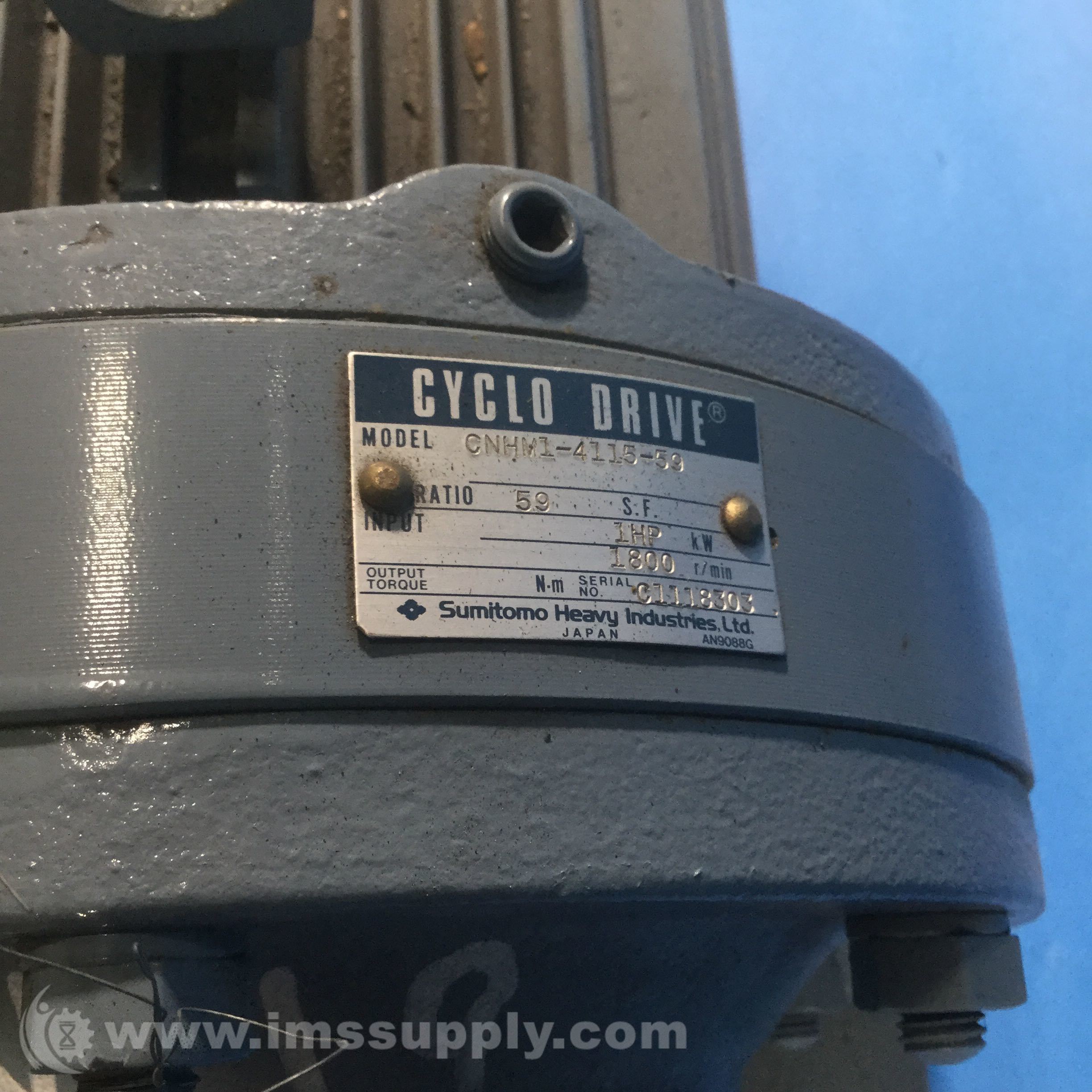 クロム① Sumitomo Machinery Inc CNHM1-4115-59 Cyclo Drive Gear