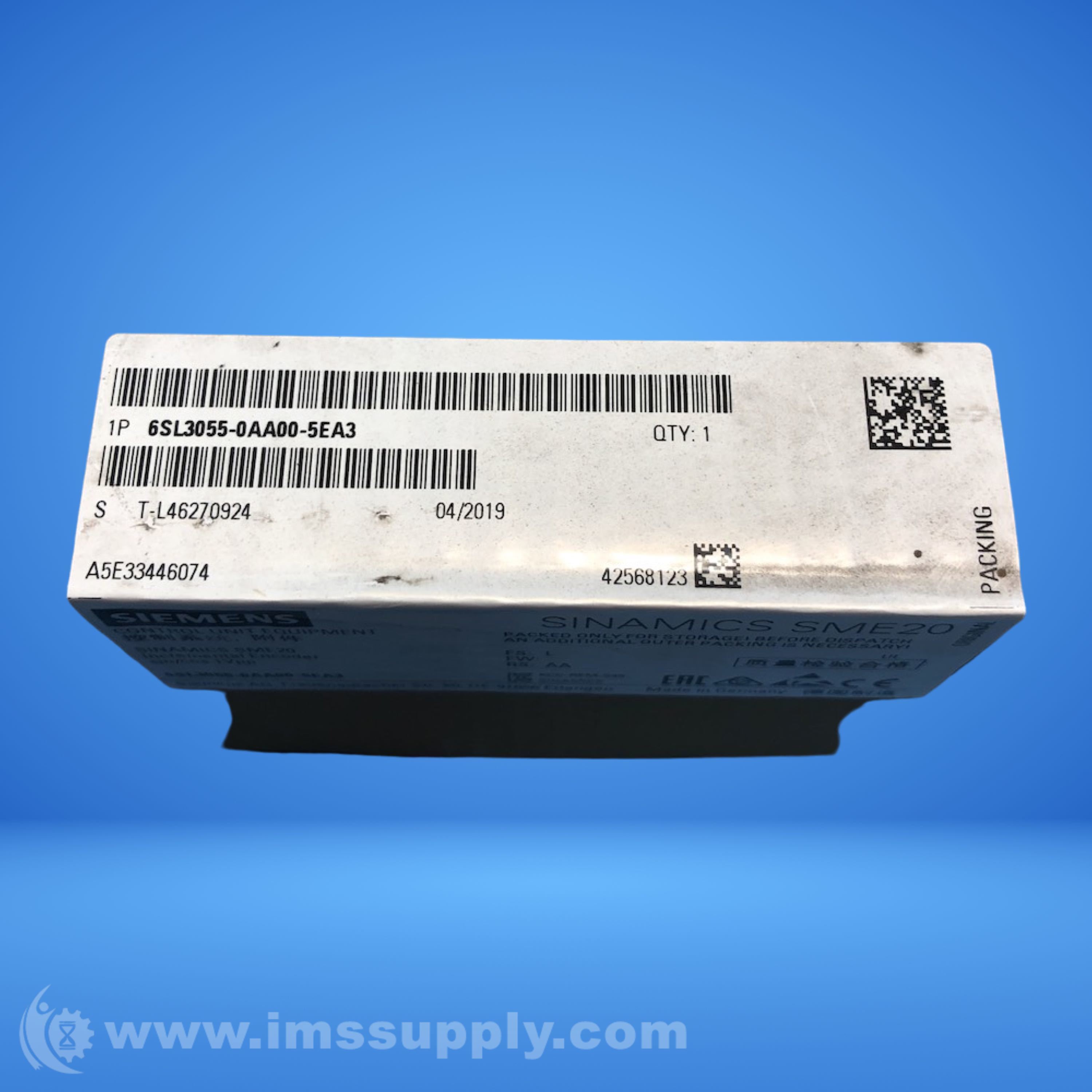 Siemens 6SL3055-0AA00-5EA3 Sensor Module - IMS Supply
