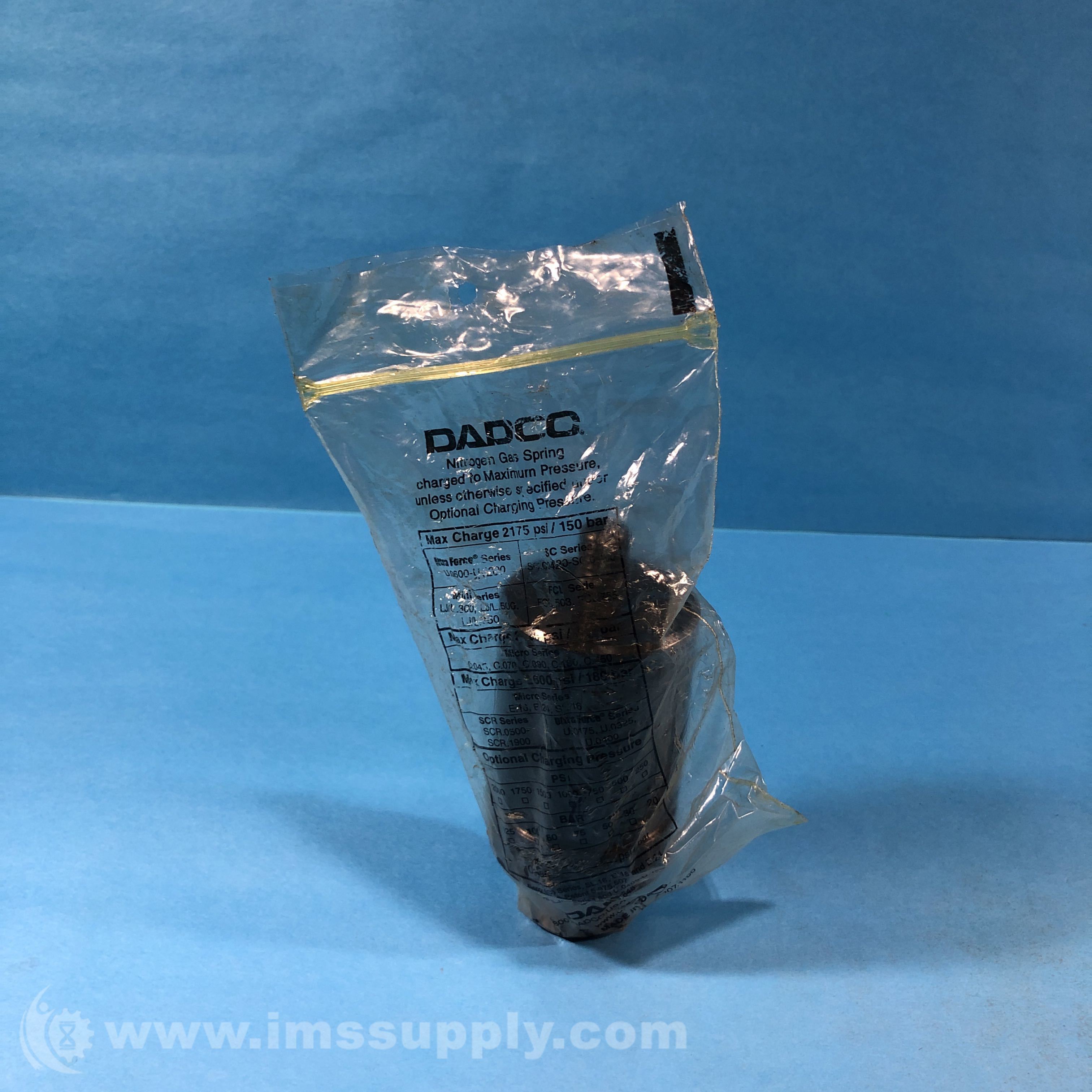 Dadco L.750.025.TC1 Nitrogen Gas Spring - IMS Supply