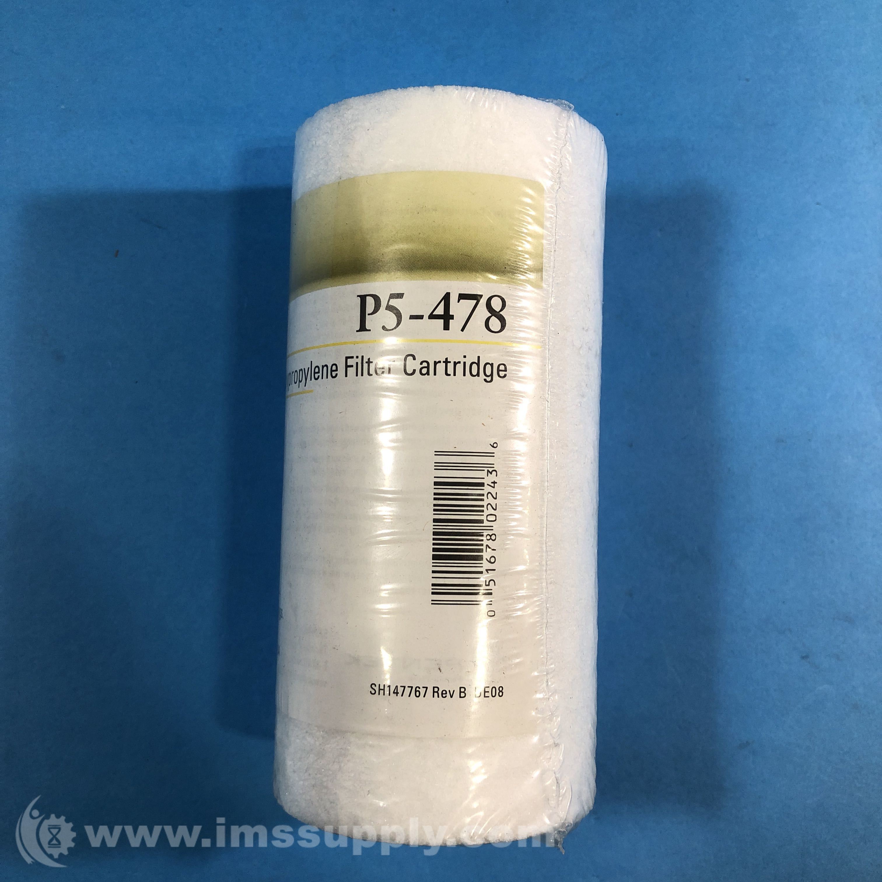 Pentek Inc P5-478 Spun Polypropylene Filter Cartridge - IMS Supply