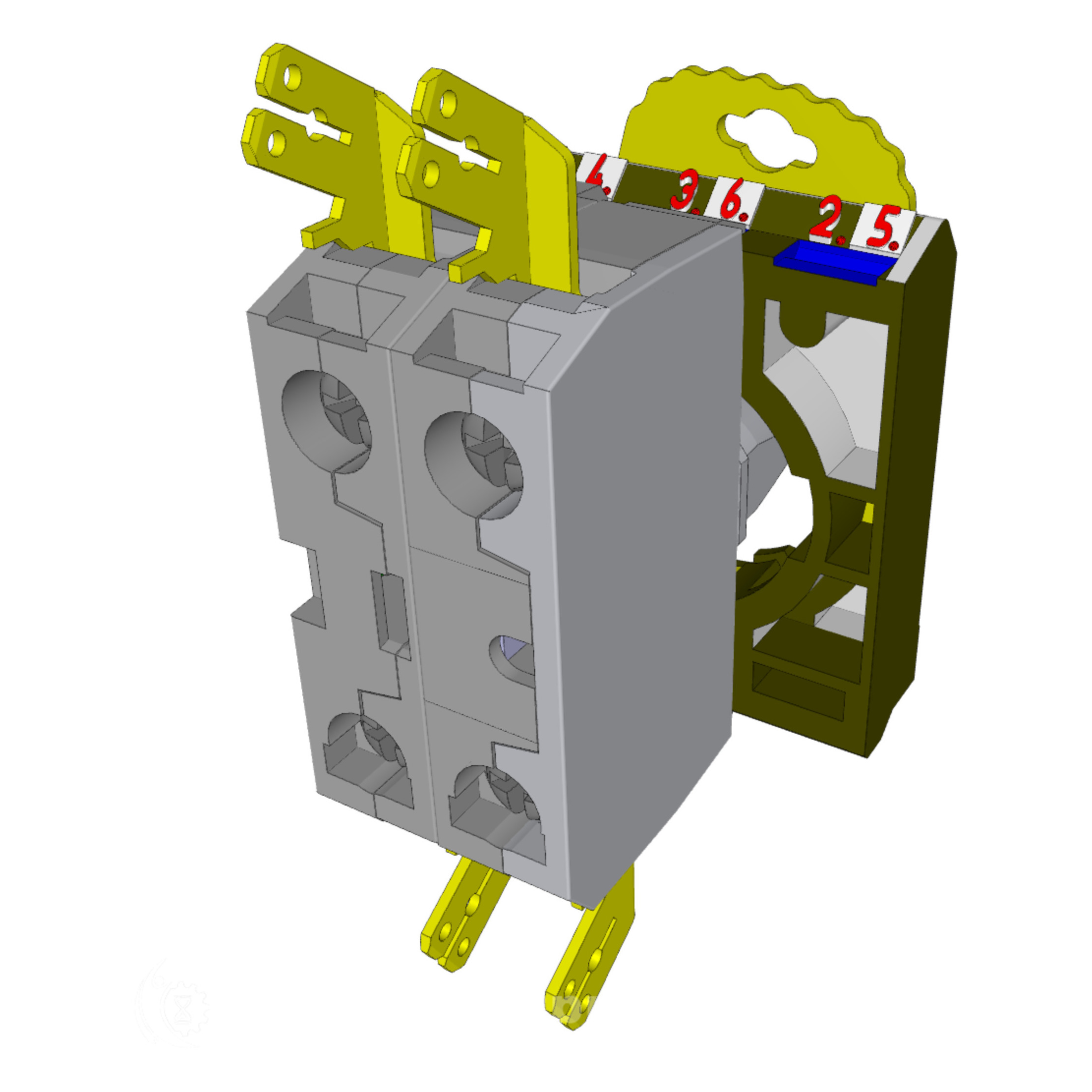 Baco Controls 333EDARM10 1 NO, 130V Red LED, Faston Term - IMS Supply