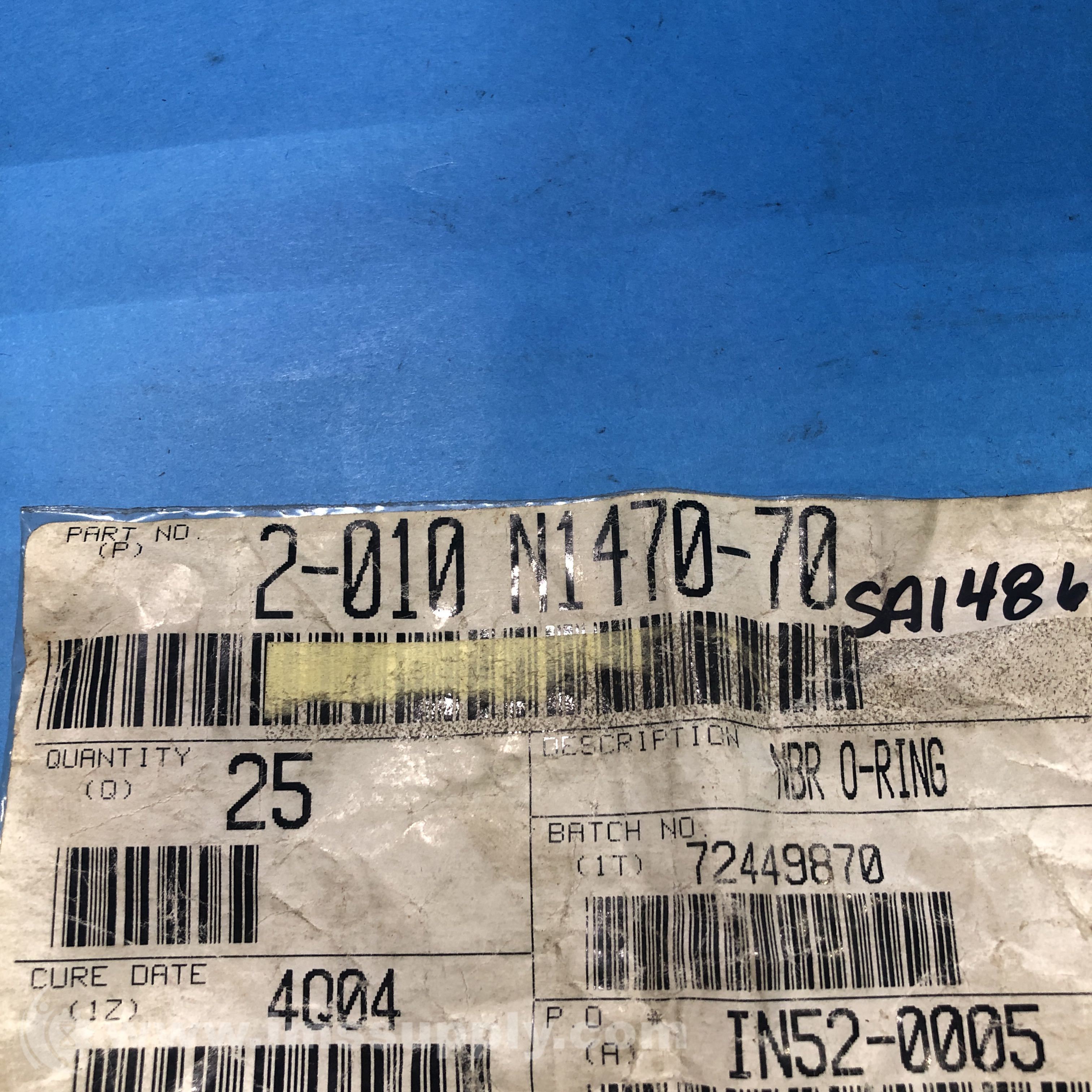 Zatkoff Seals & Packings 2010 N147070 Bag of 25 O Rings IMS Supply