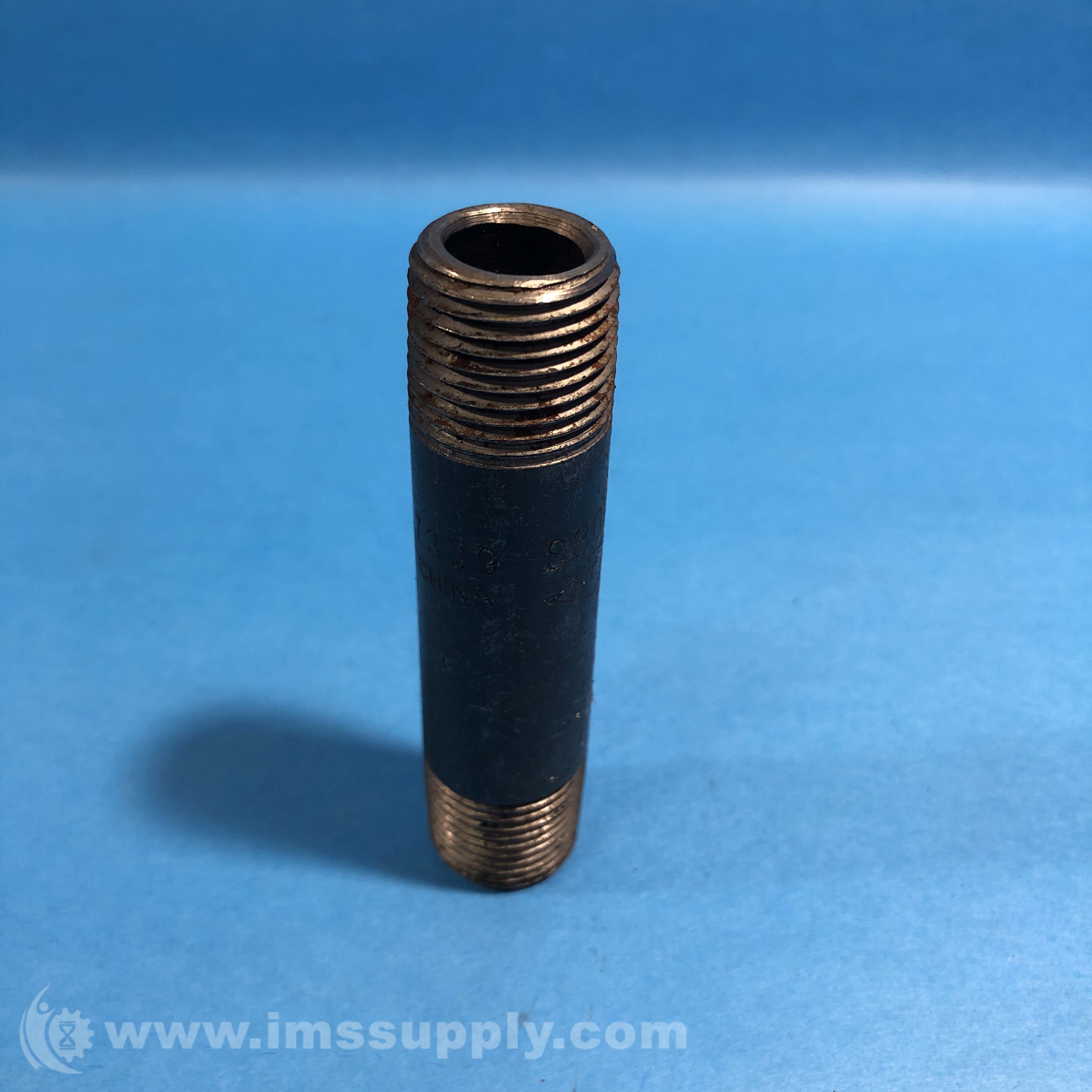 Smith Cooper International 7339S80W Black Steel Pipe Nipple IMS Supply
