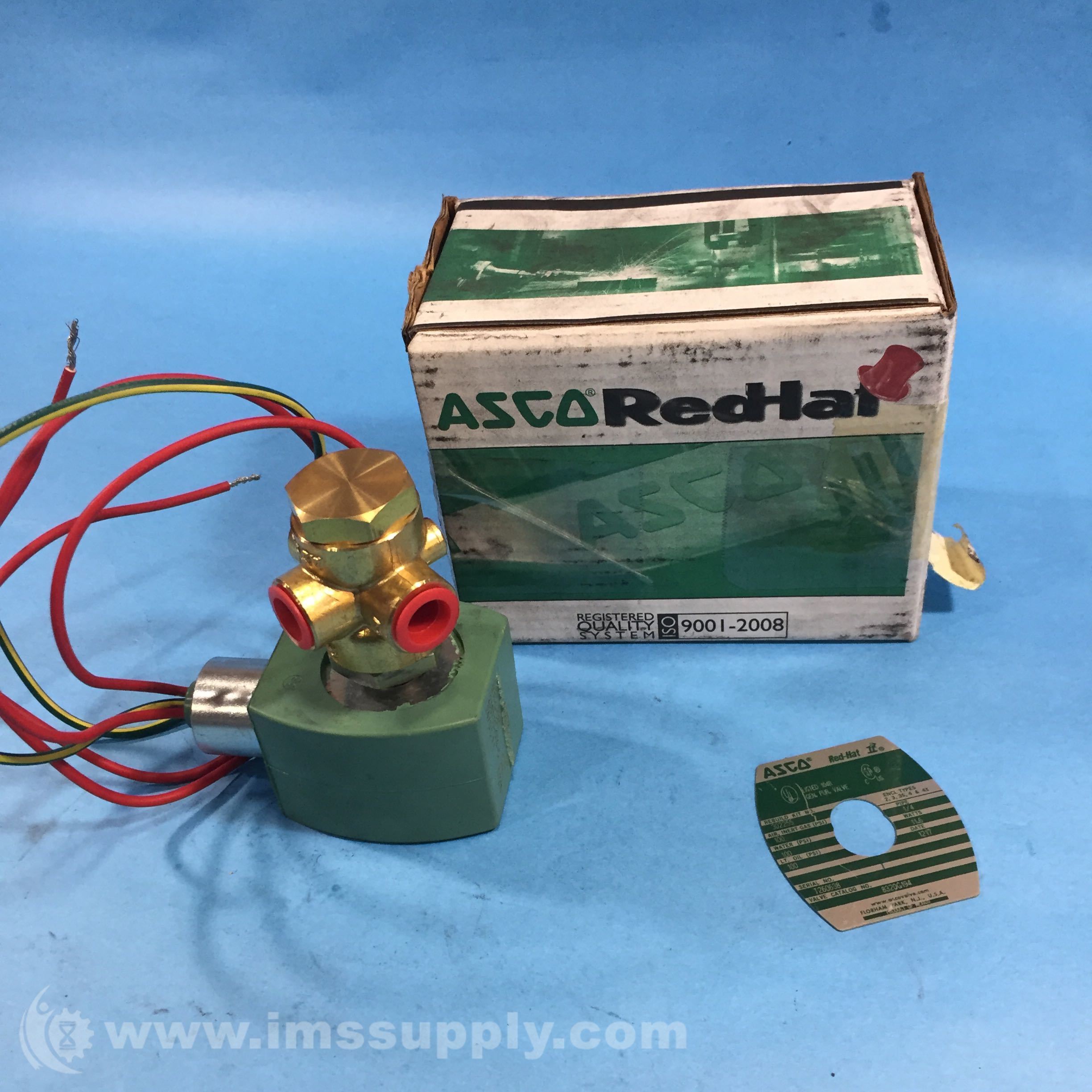 Asco MP-C-080 Solenoid Valve Coil, Shutoff Valve - IMS Supply