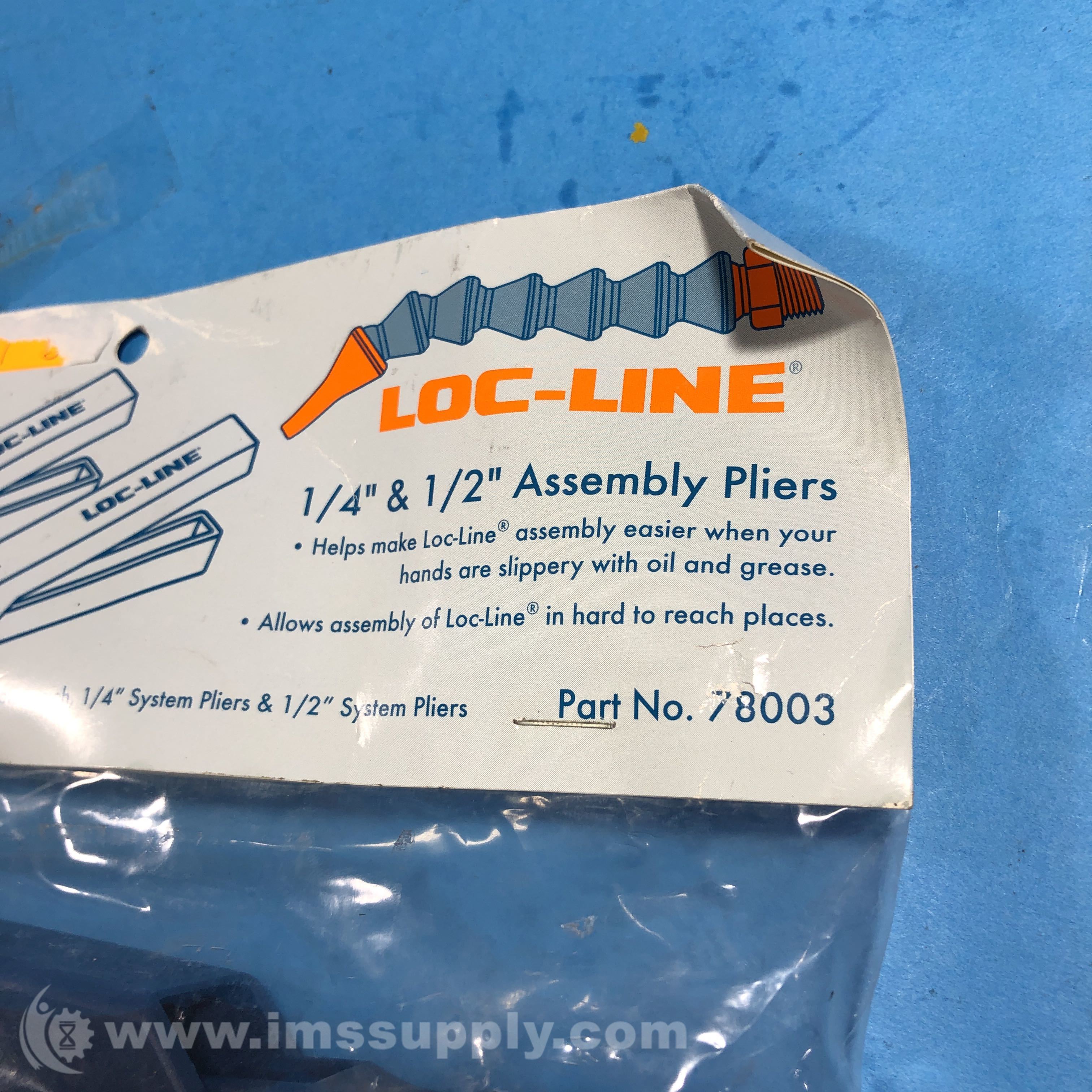 Loc-Line 78001 Coolant Hose Assembly Pliers – For 1/4" ID Hose, Made In USA