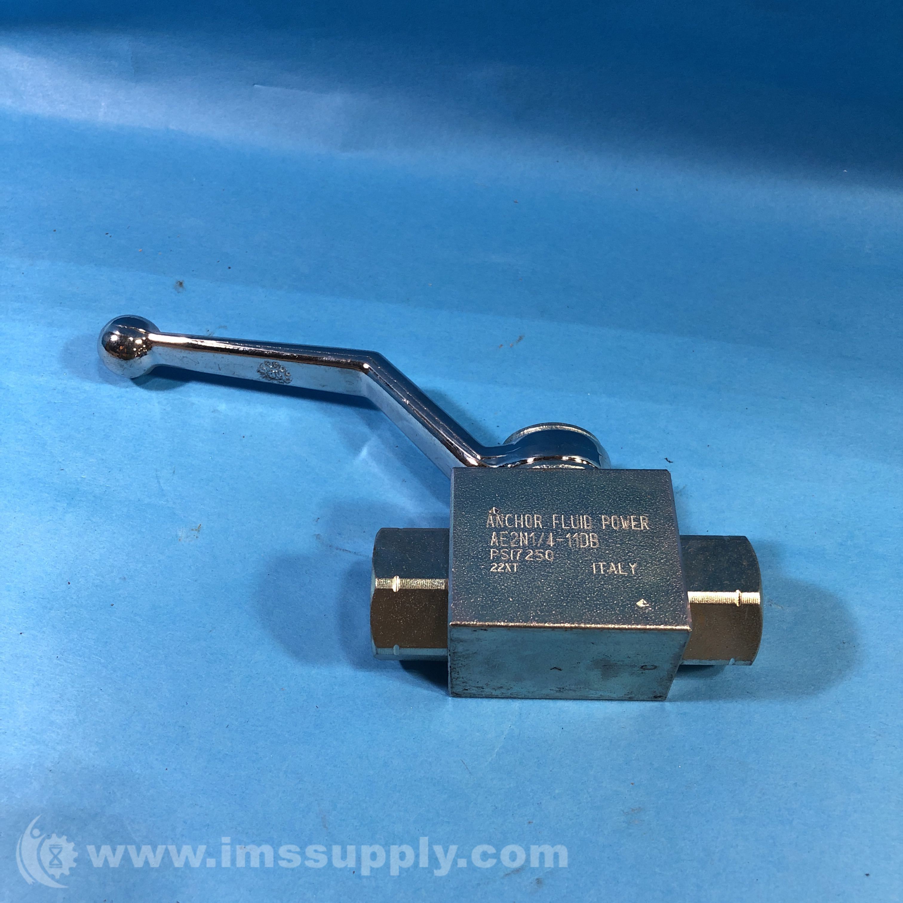 Anchor Fluid Power AE2N1/411DB Threaded Ball Valve IMS Supply