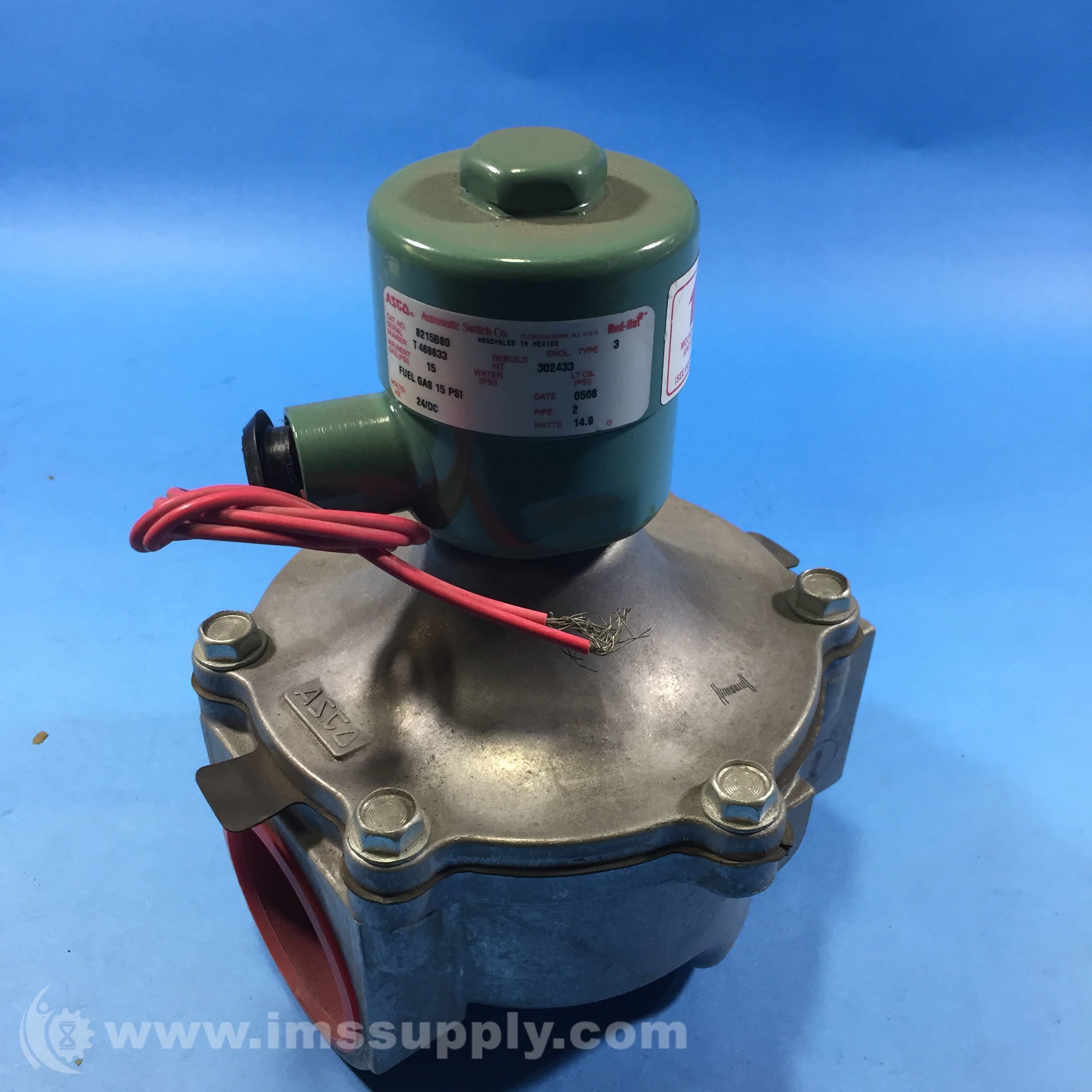 Asco 8215B8024V 2 Aluminum Solenoid Air Valve IMS Supply