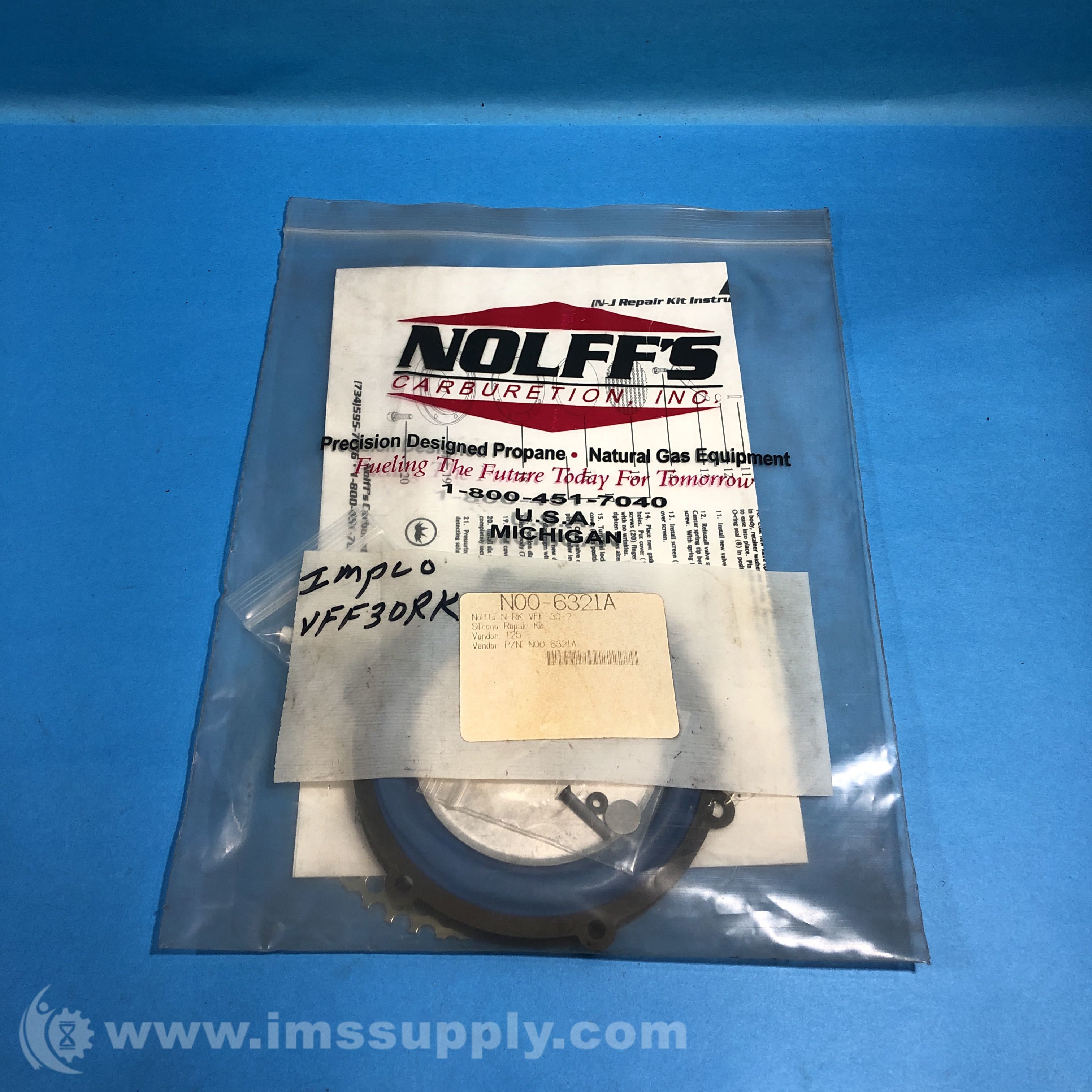 Nolff's Carburetion NOO6321A Silicone Repair Kit IMS Supply