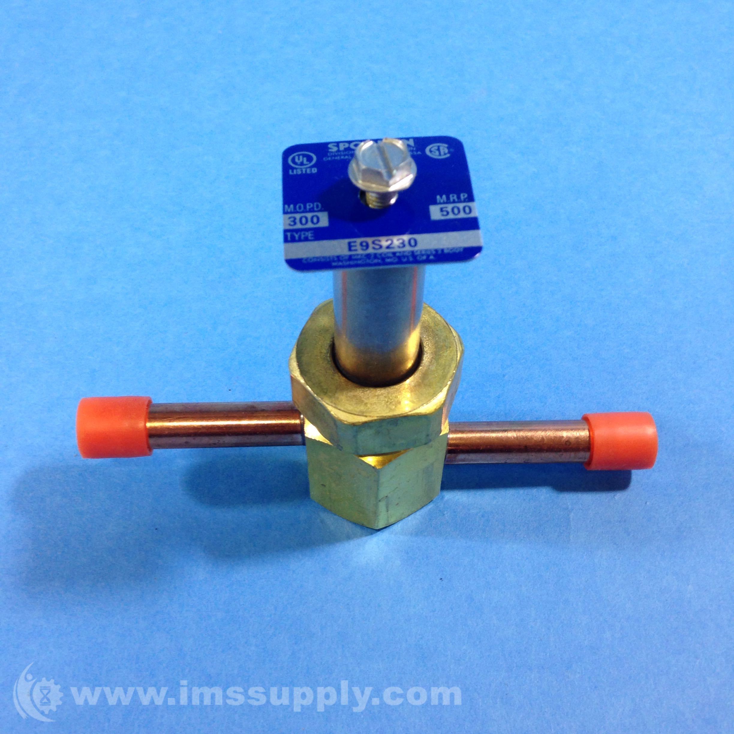 Sporlan E9S230 Solenoid Valve3/8 IMS Supply