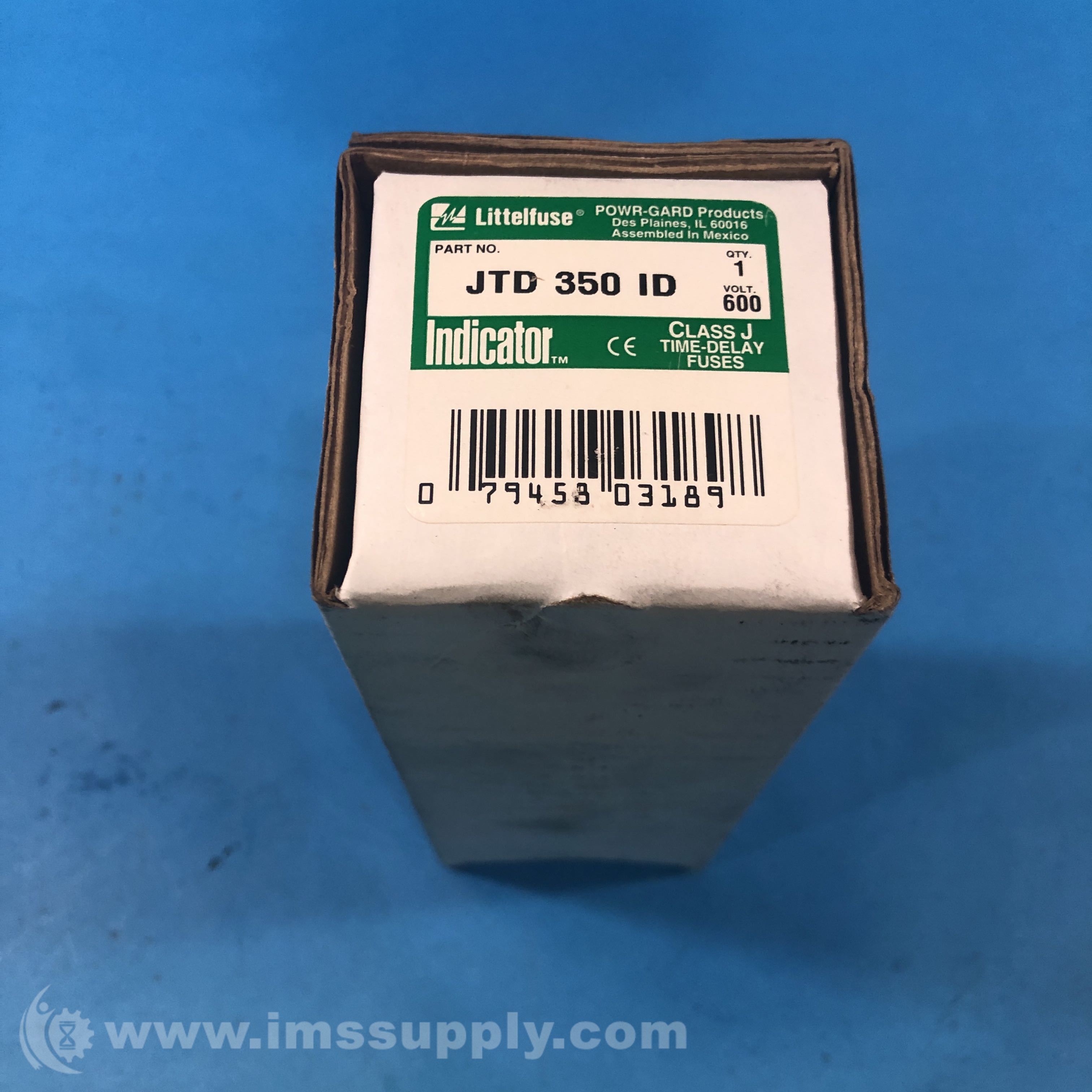 Littelfuse JTD 350 ID Fuse 600VAC 0.5625 x 2 in IMS Supply