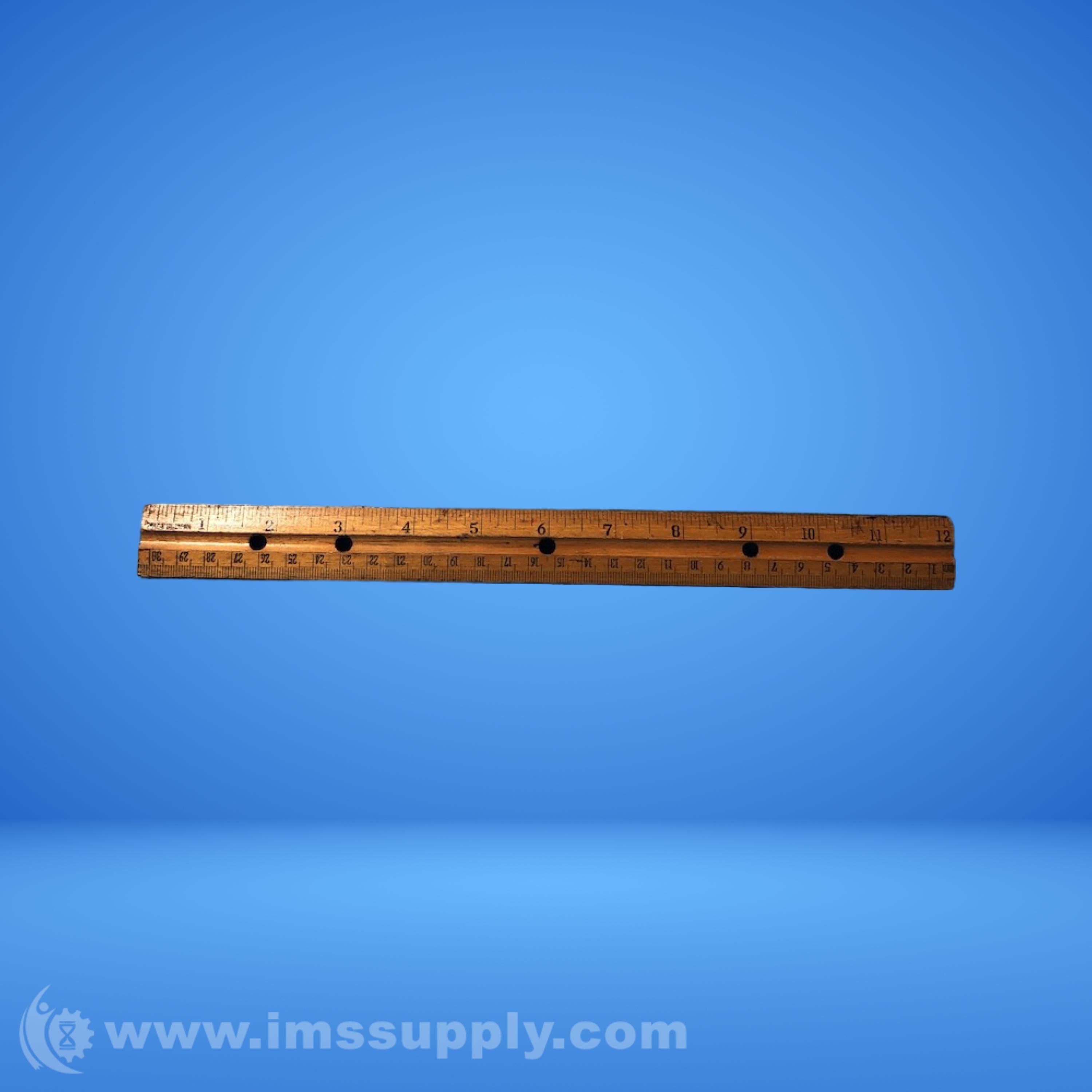 Rabone 12 Inch Wooden Folding Ruler - IMS Supply