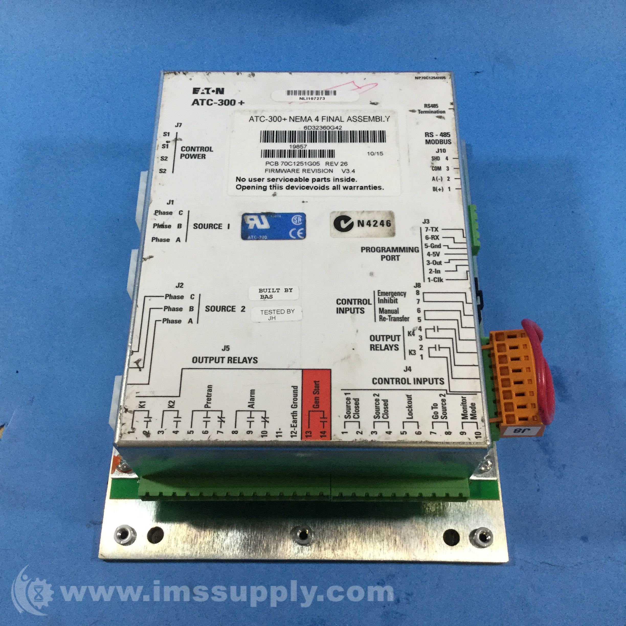 Eaton ATC 300 Automatic Transfer Switch Controller IMS Supply Eaton ATC 300 Automatic Transfer Switch Controller IMS Supply