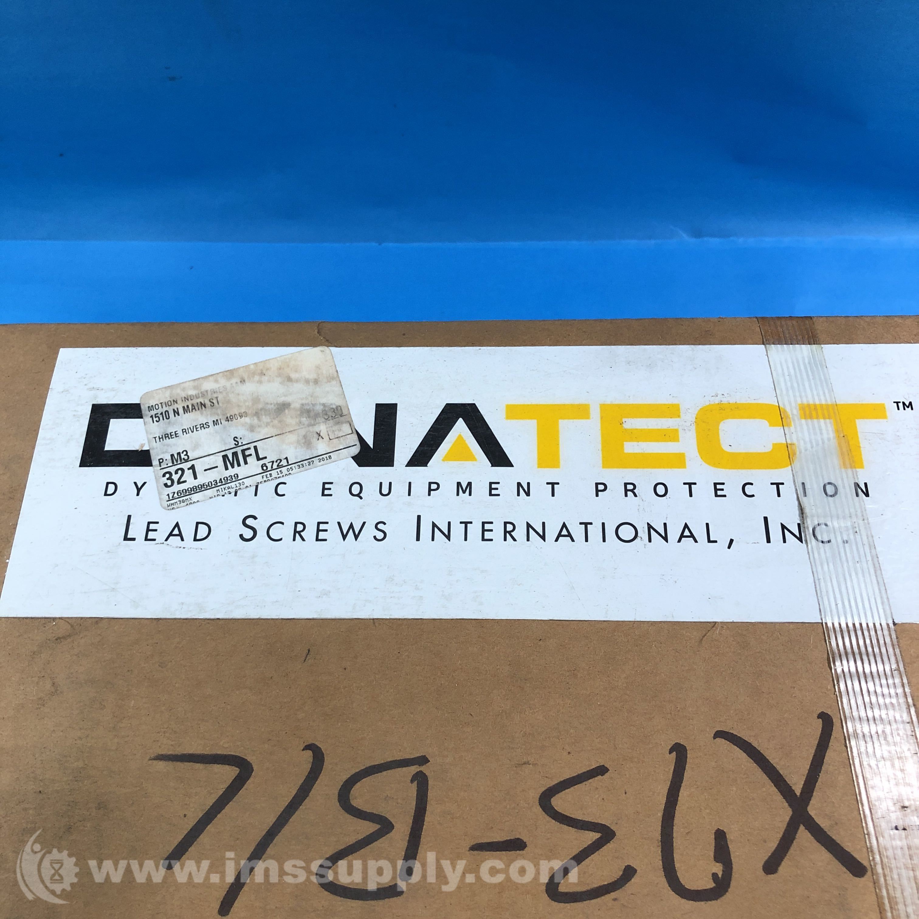 DYNATECT 405706 XAxis Ball Screw IMS Supply