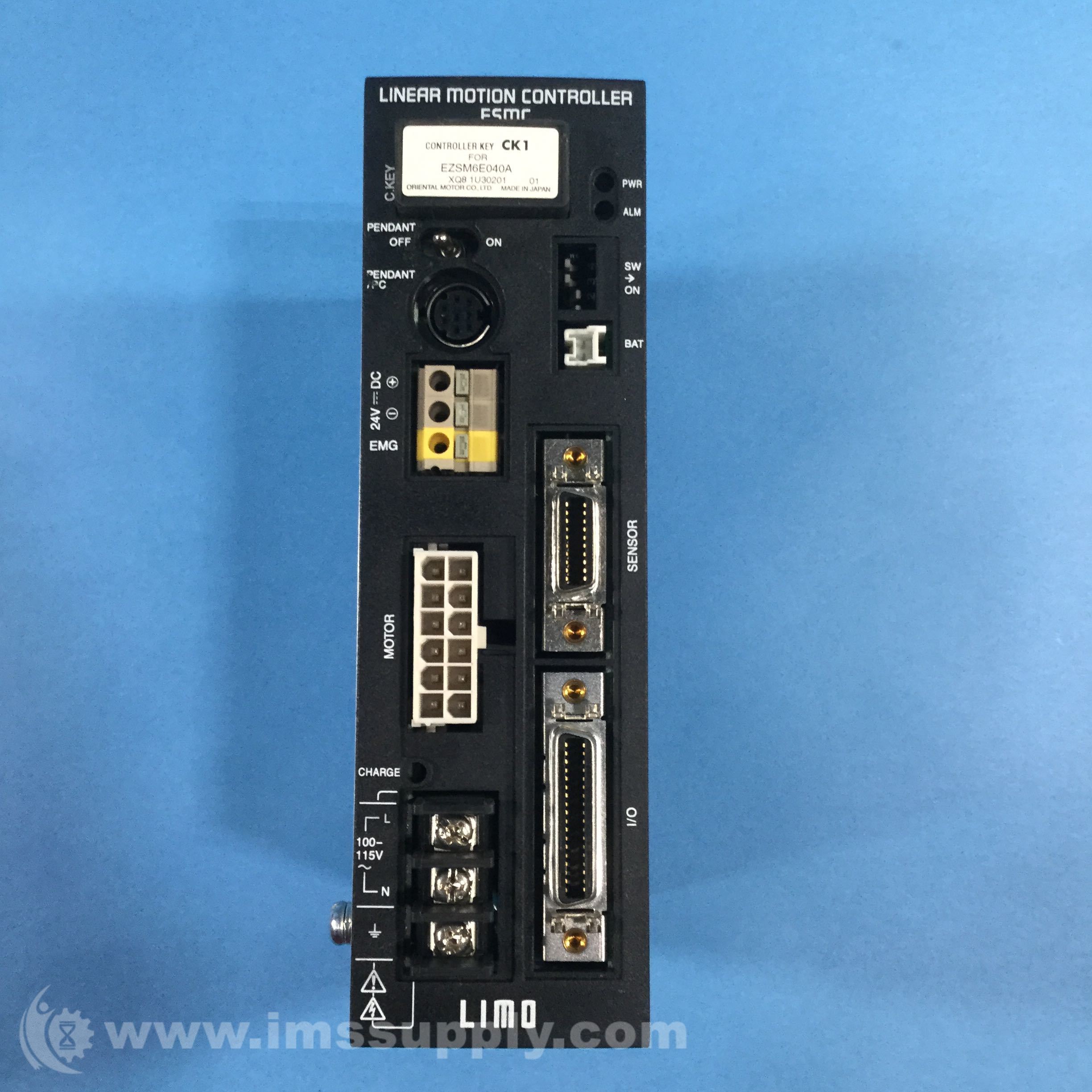 Oriental Motor ESMC-A2 LIMO CONTROLLER, 110-115VAC, 50/60HZ, 6.4A - IMS ...