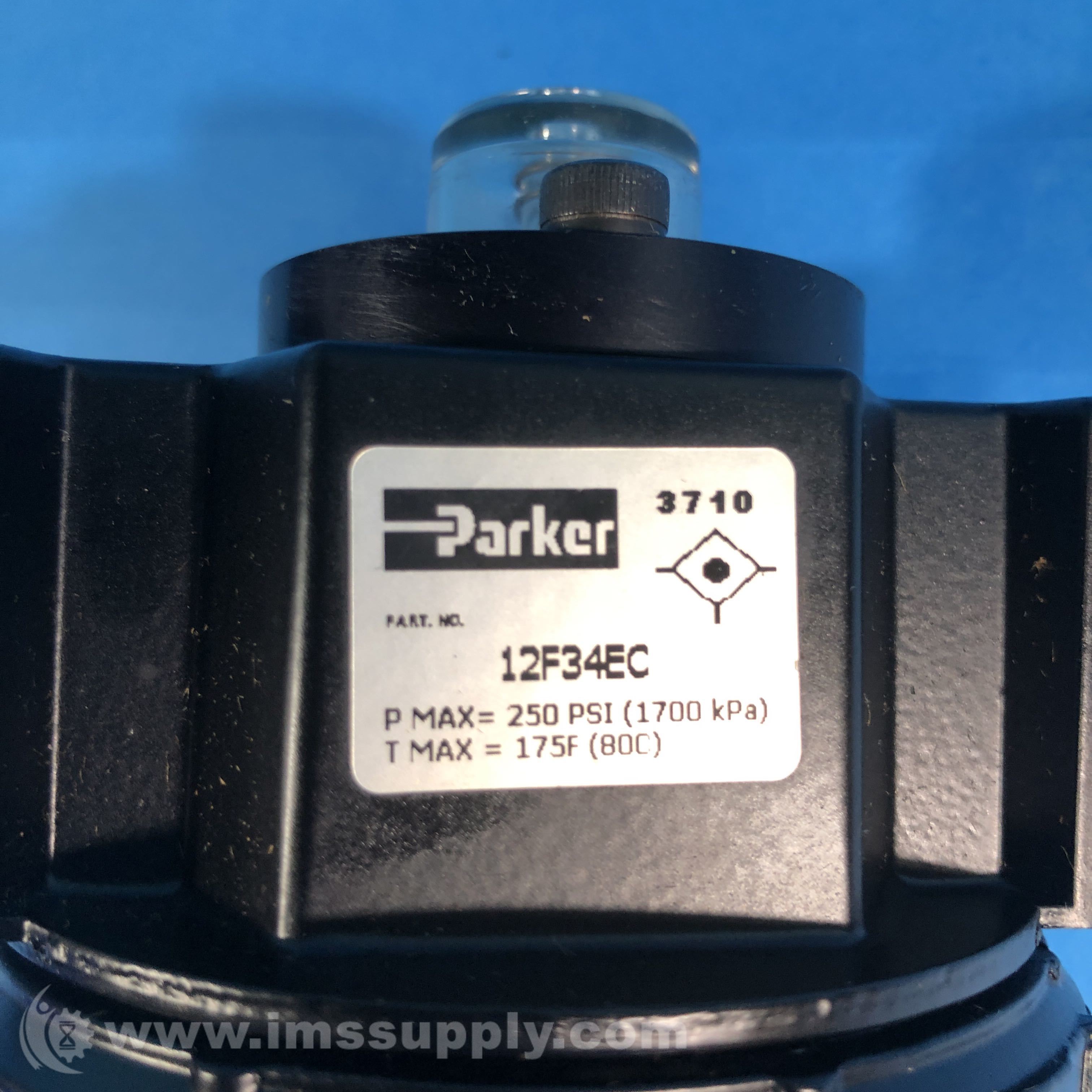 Parker 12F34EC PrepAir II Coalescing Filter IMS Supply