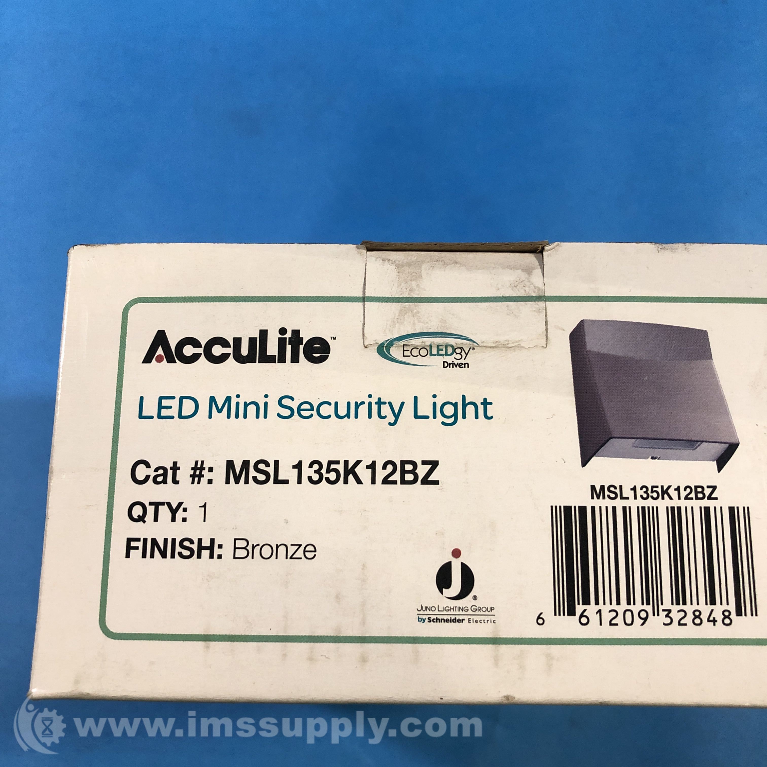 Juno Lighting MSL135K12BZ AccuLite LED Mini Security Light - IMS