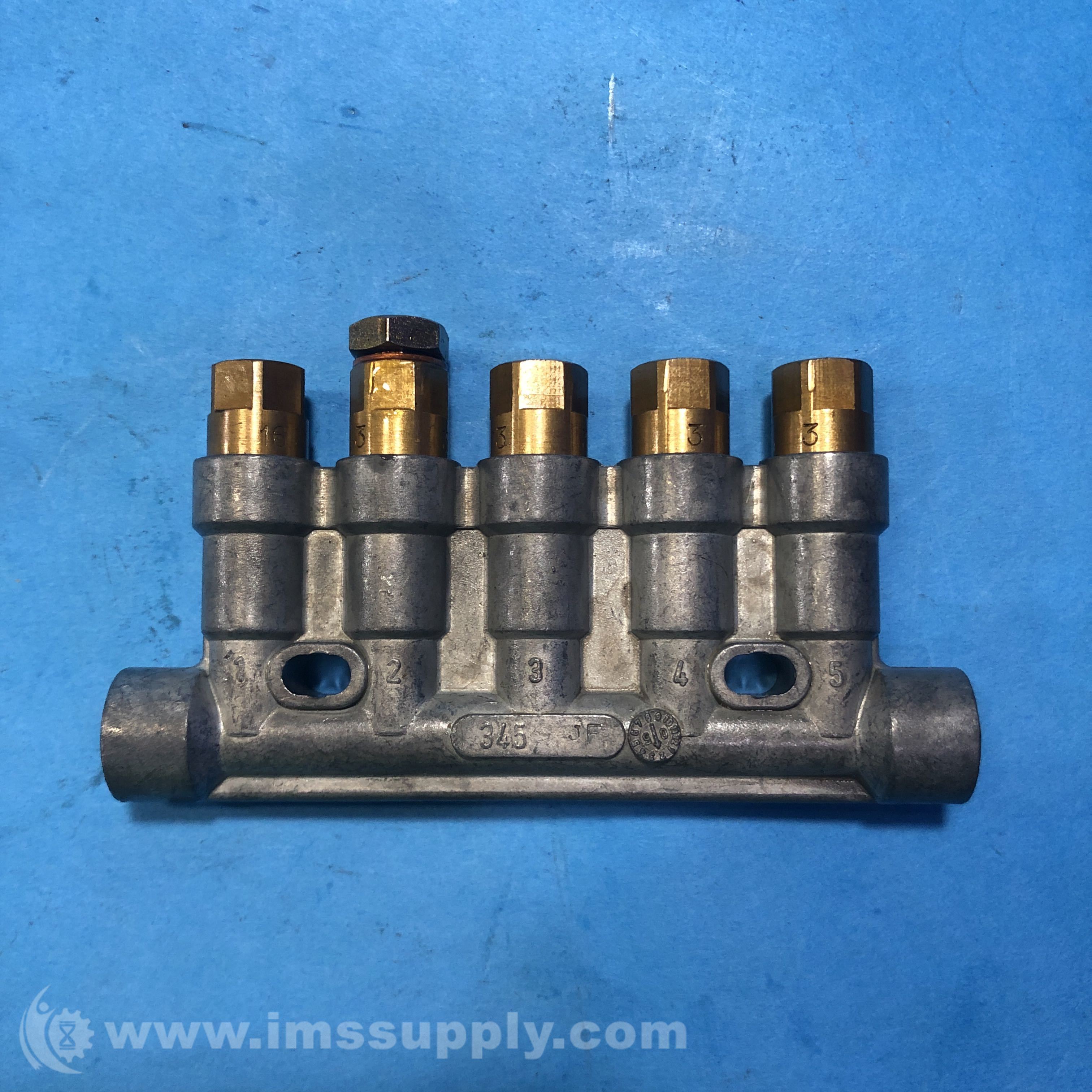 SKF 345JF 5Port Lubricant Distributor Manifold Block IMS Supply