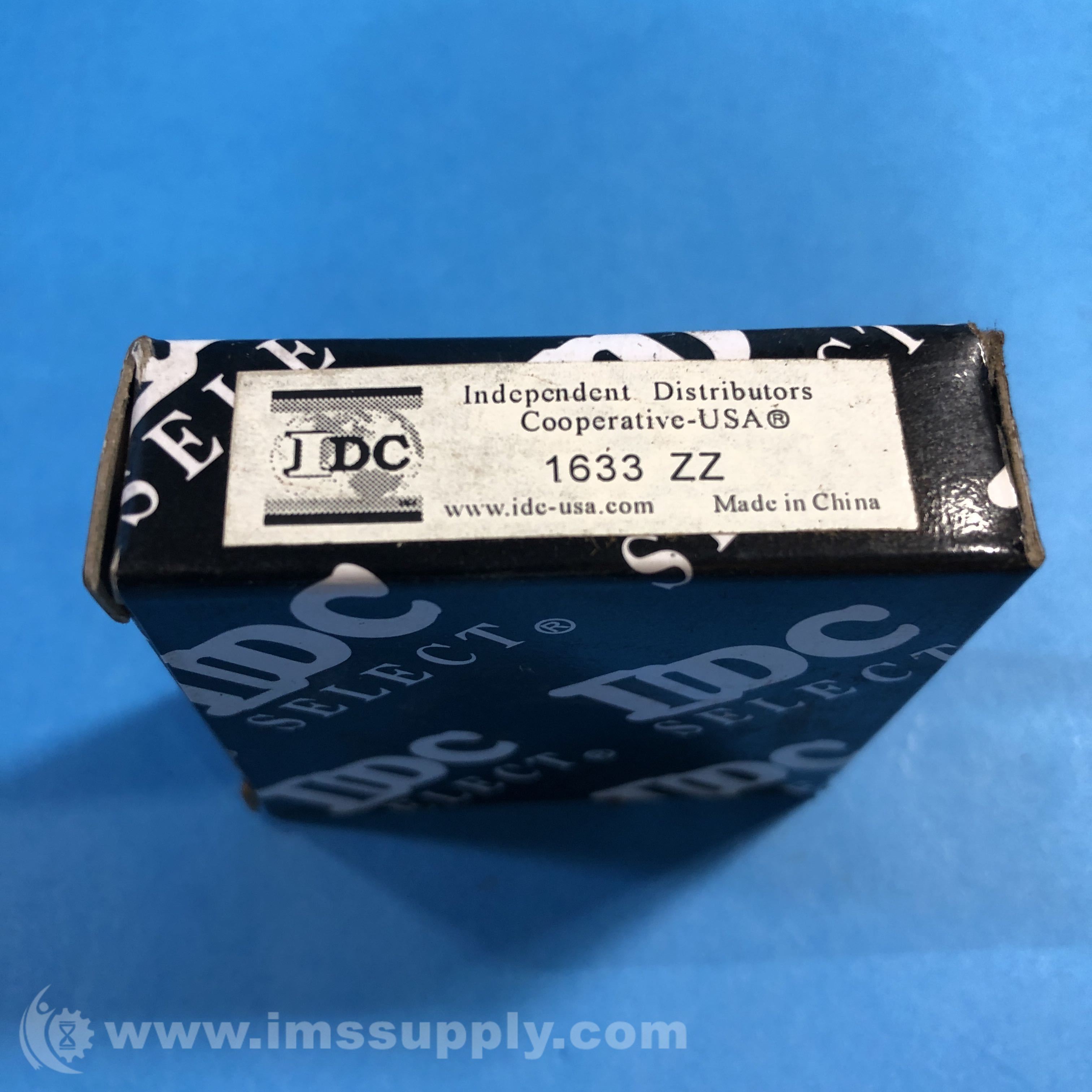 IDC Select 1633 ZZ Extra Light Series Radial Ball Bearing IMS Supply