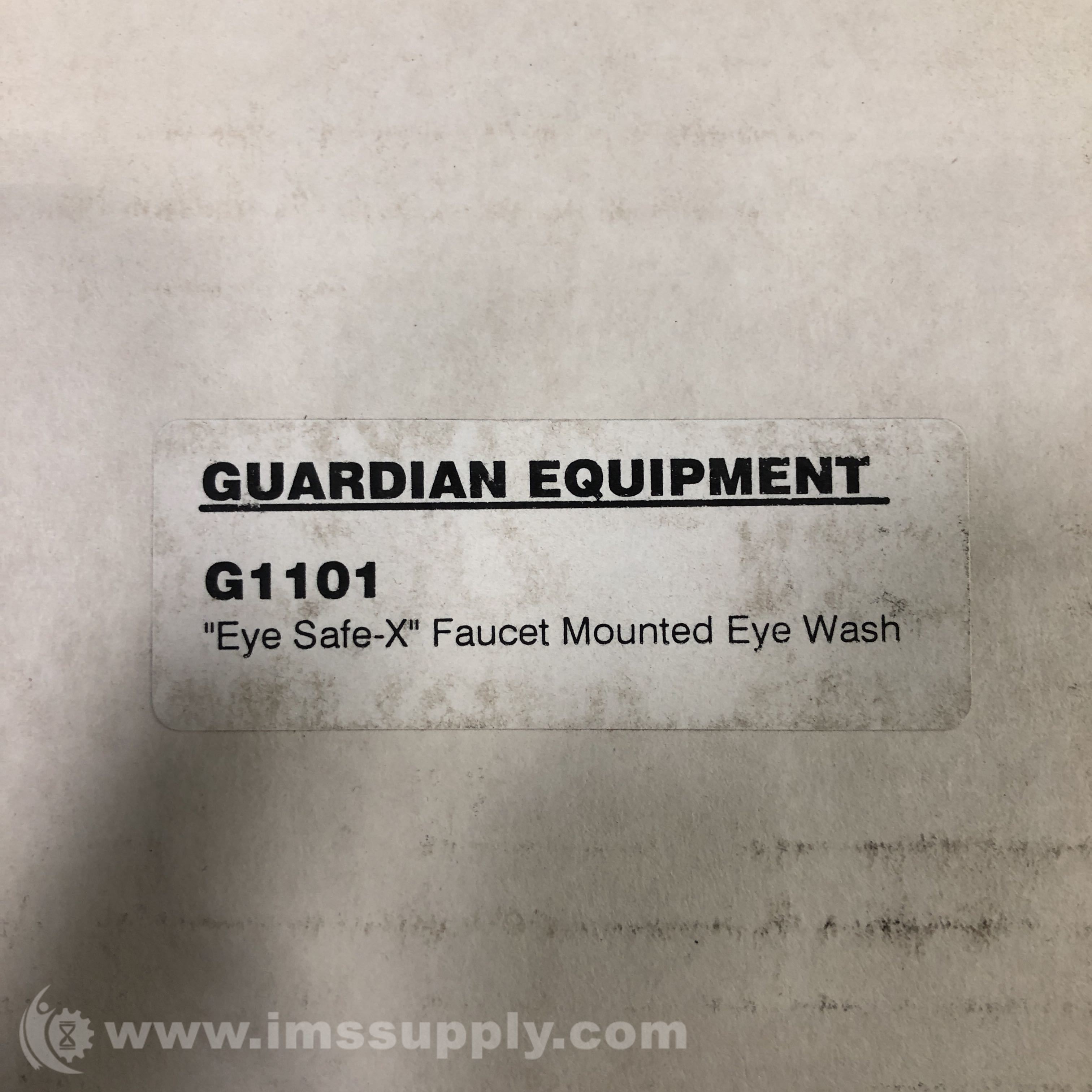 Guardian Equipment G1101 FaucetMounted Eyewash IMS Supply