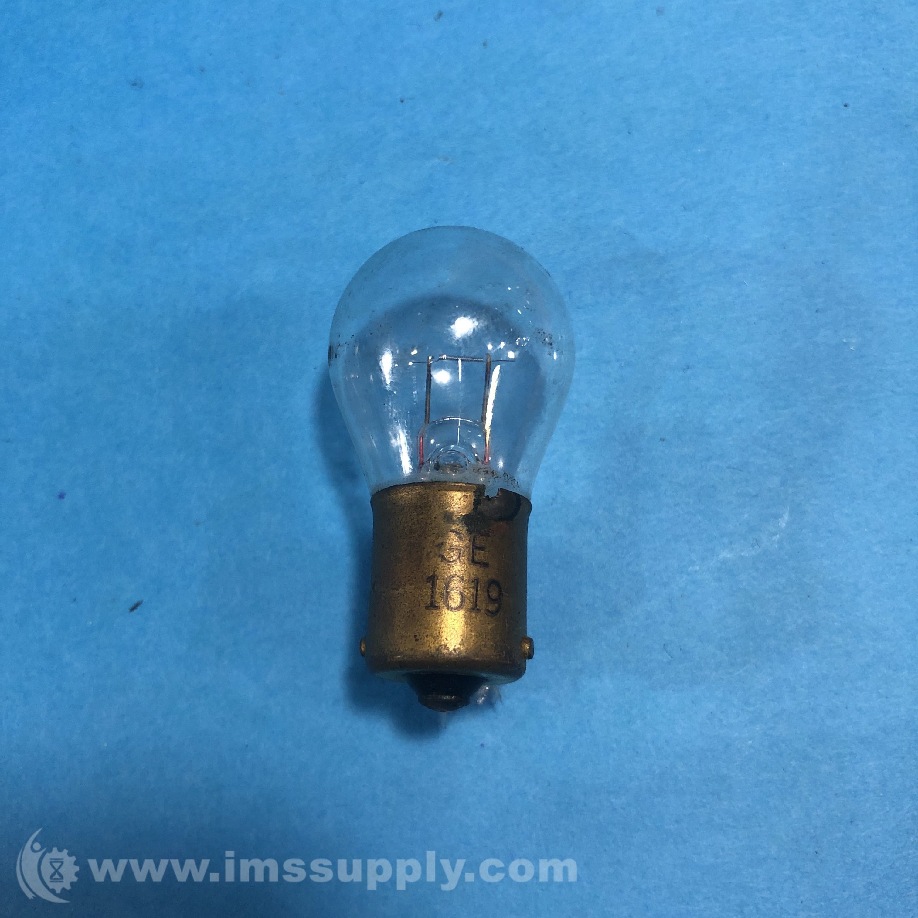 General Electric 1619 Miniature Lamp Bulb 1.90A 6.7V BA15S - IMS Supply