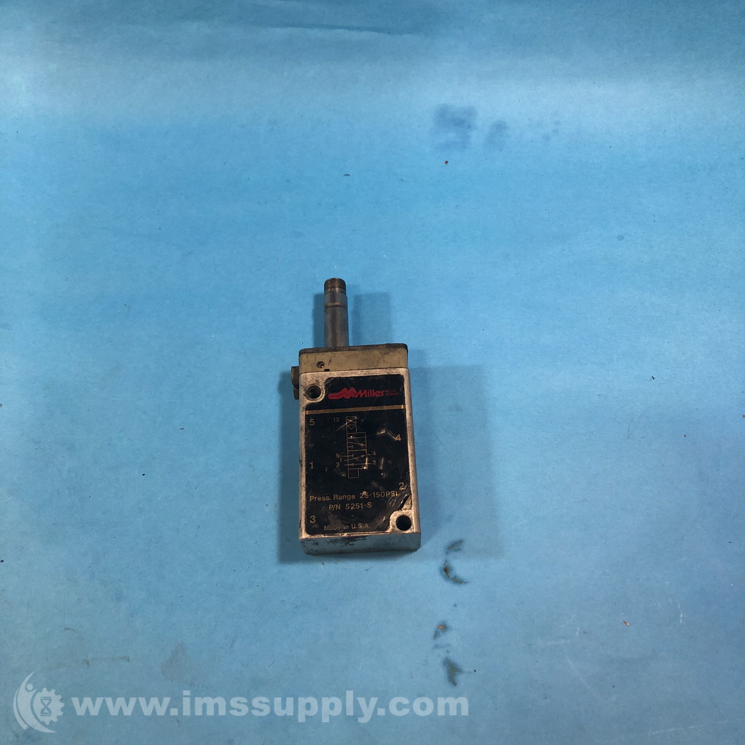 Miller Fluid Power 5251S Pneumatic Solenoid Valve 25150 PSI IMS Supply