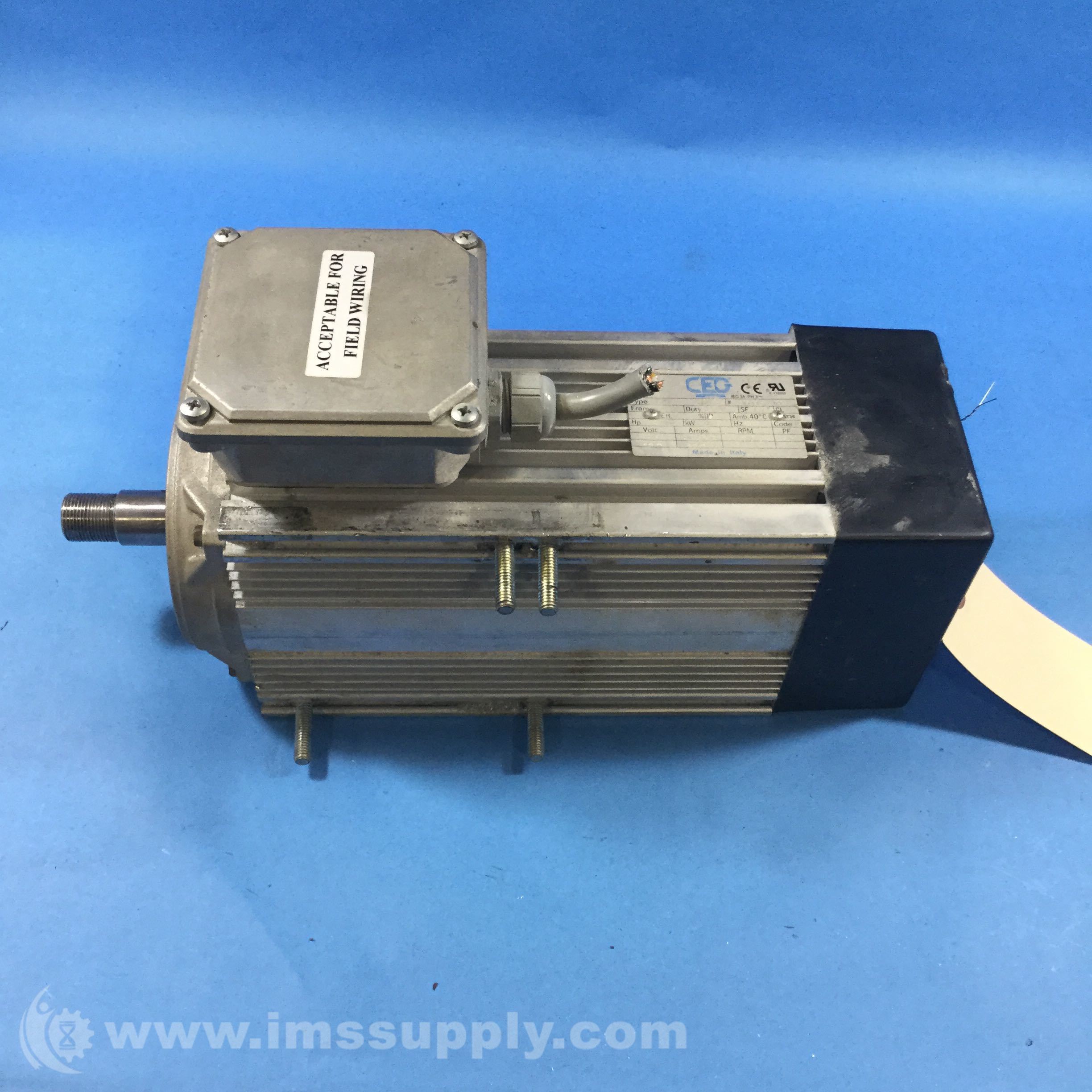 CEG Electric Motors ETSTD63LB2/2L PH 3 Electric Motor IMS Supply