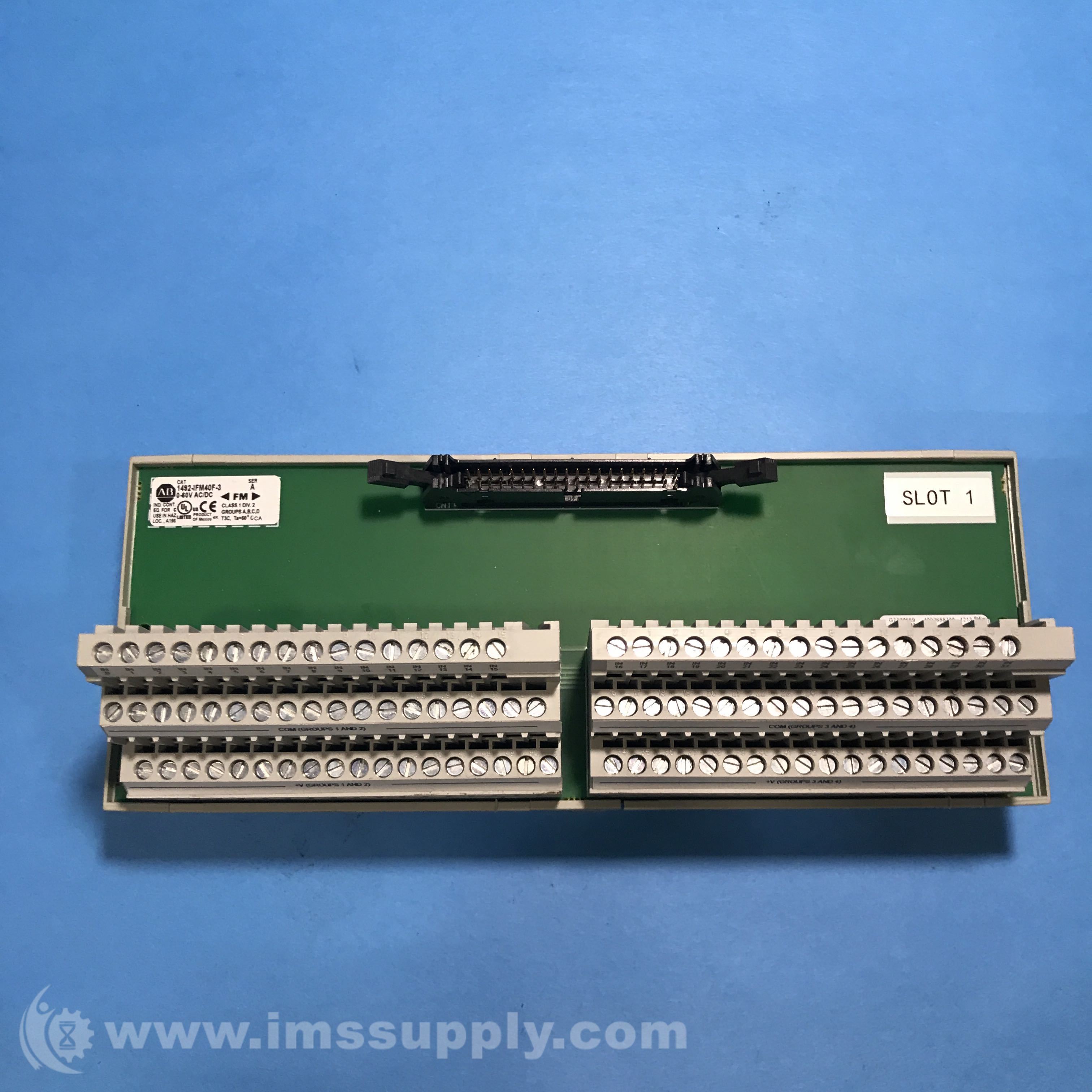 Allen Bradley 1492-IFM40F-3 Series A 1492 Wiring Systems Module - IMS
