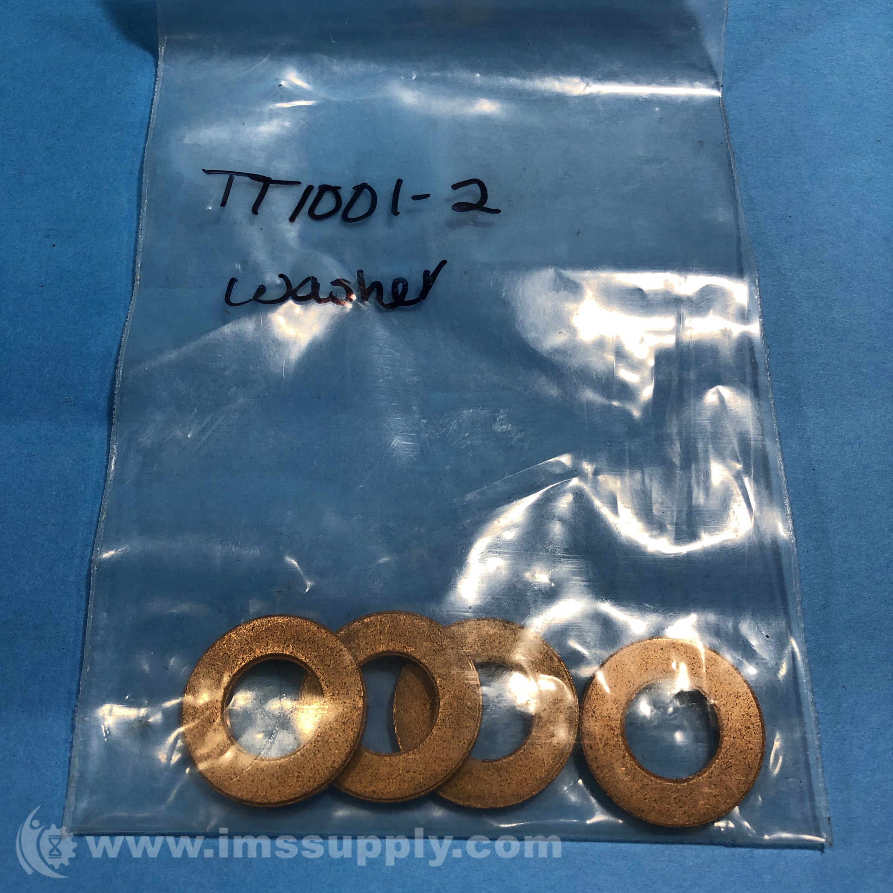 Oilite Bearings TT10012 Pack of 4 Plain Thrust Washer IMS Supply