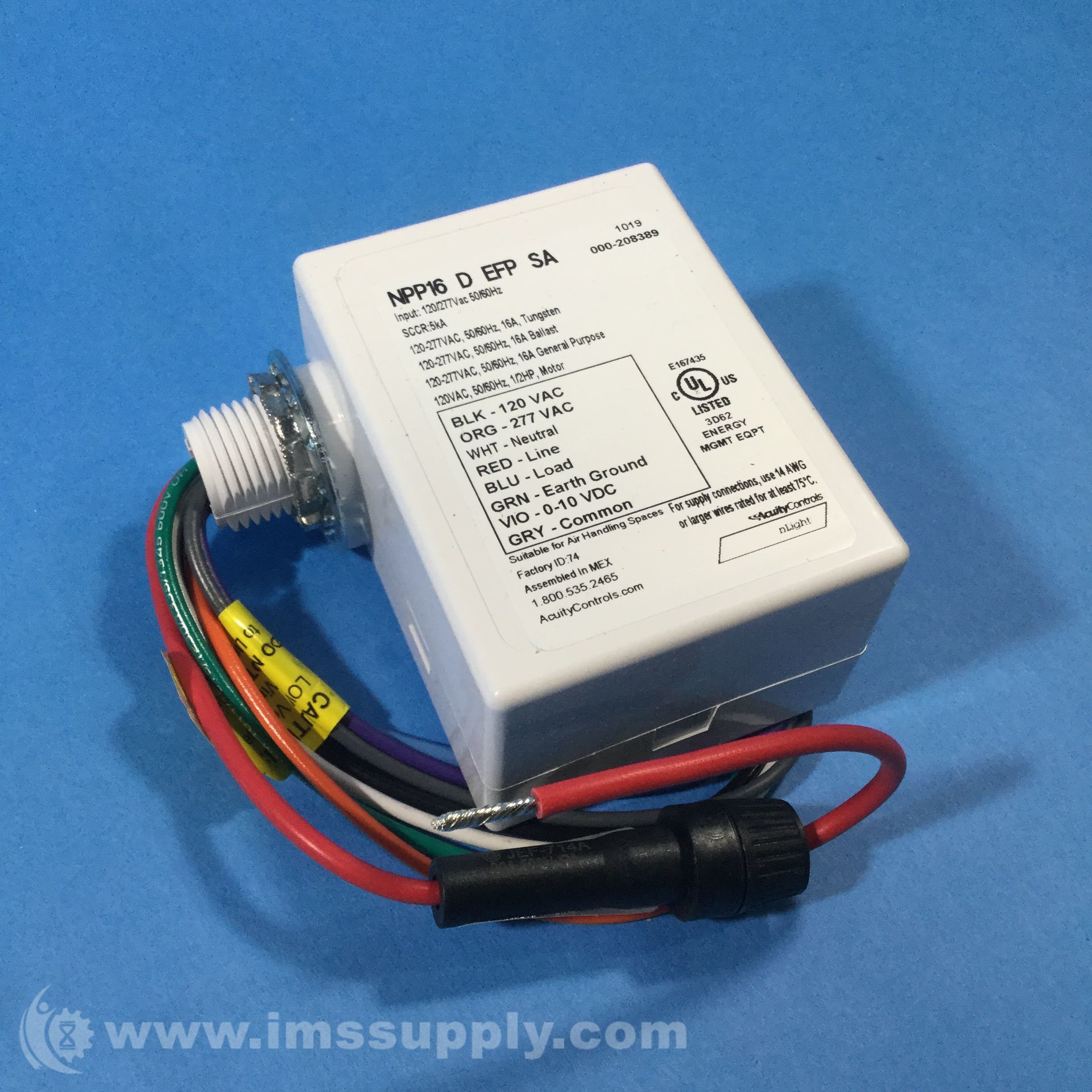 Acuity Controls NPP16 D EFP SA Power Relay Pack IMS Supply