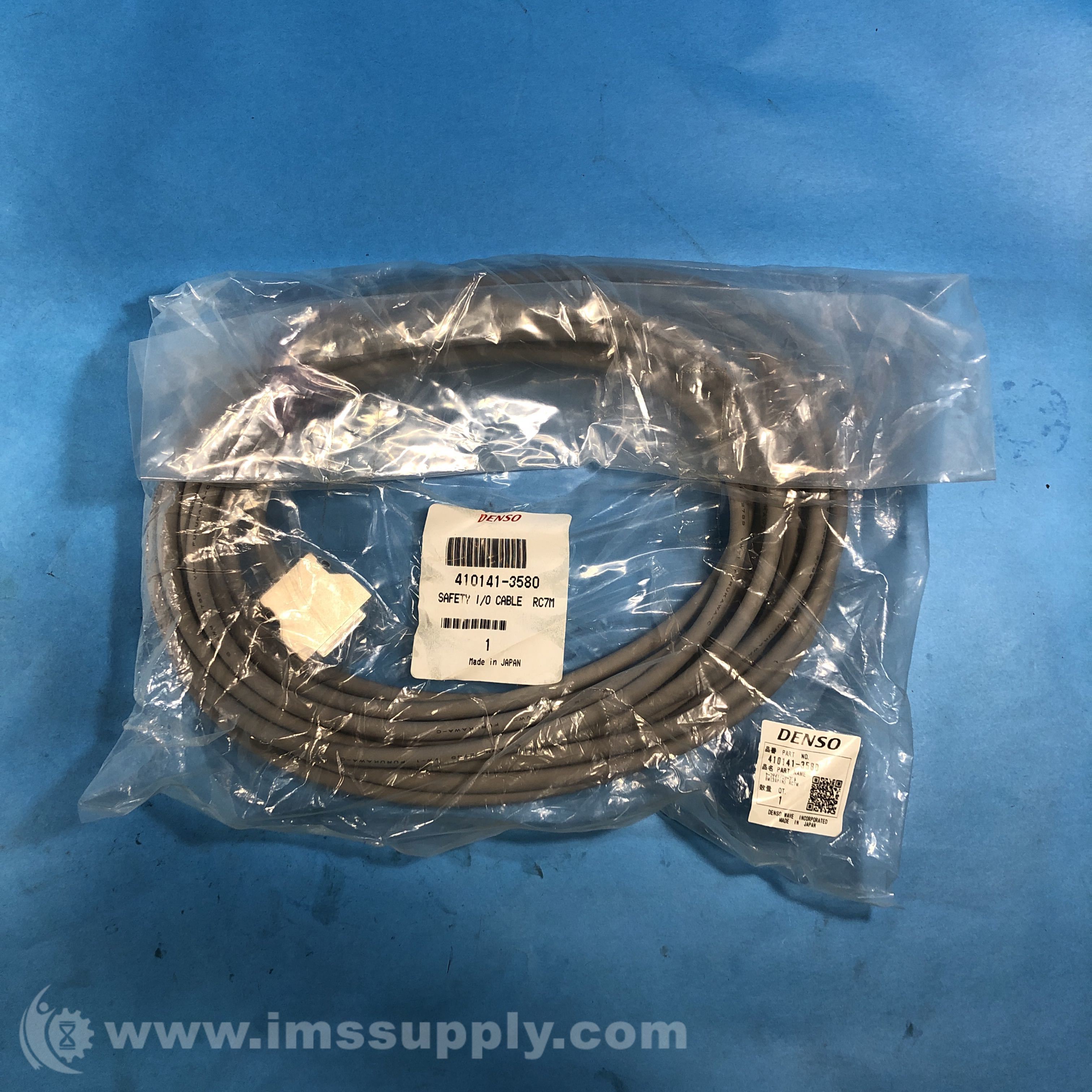 Denso 4101413580 Safety I/O Cable, RC7M IMS Supply