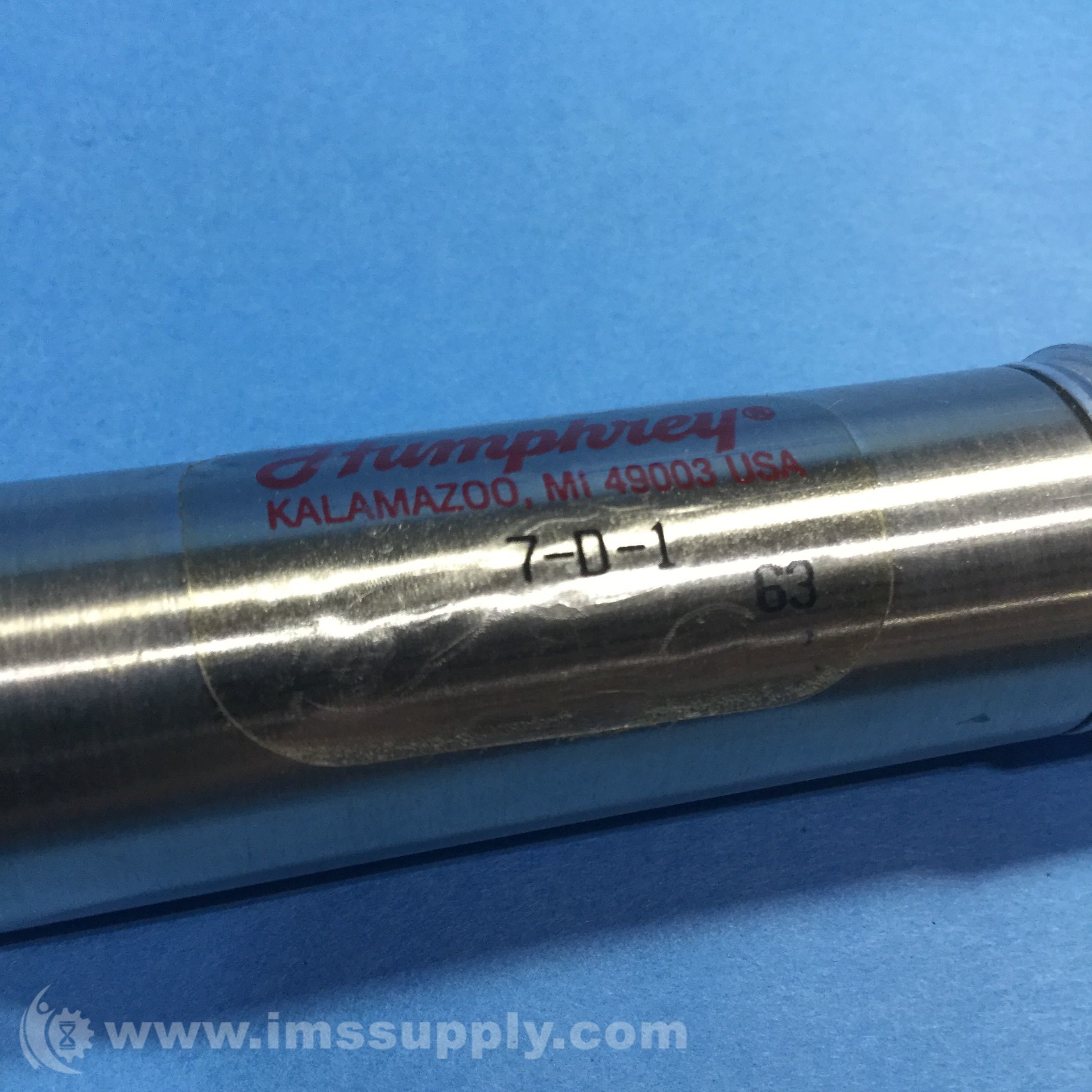 Humphrey 7D1 Pneumatic Cylinder, 3/4In Bore, 1In Stroke IMS Supply