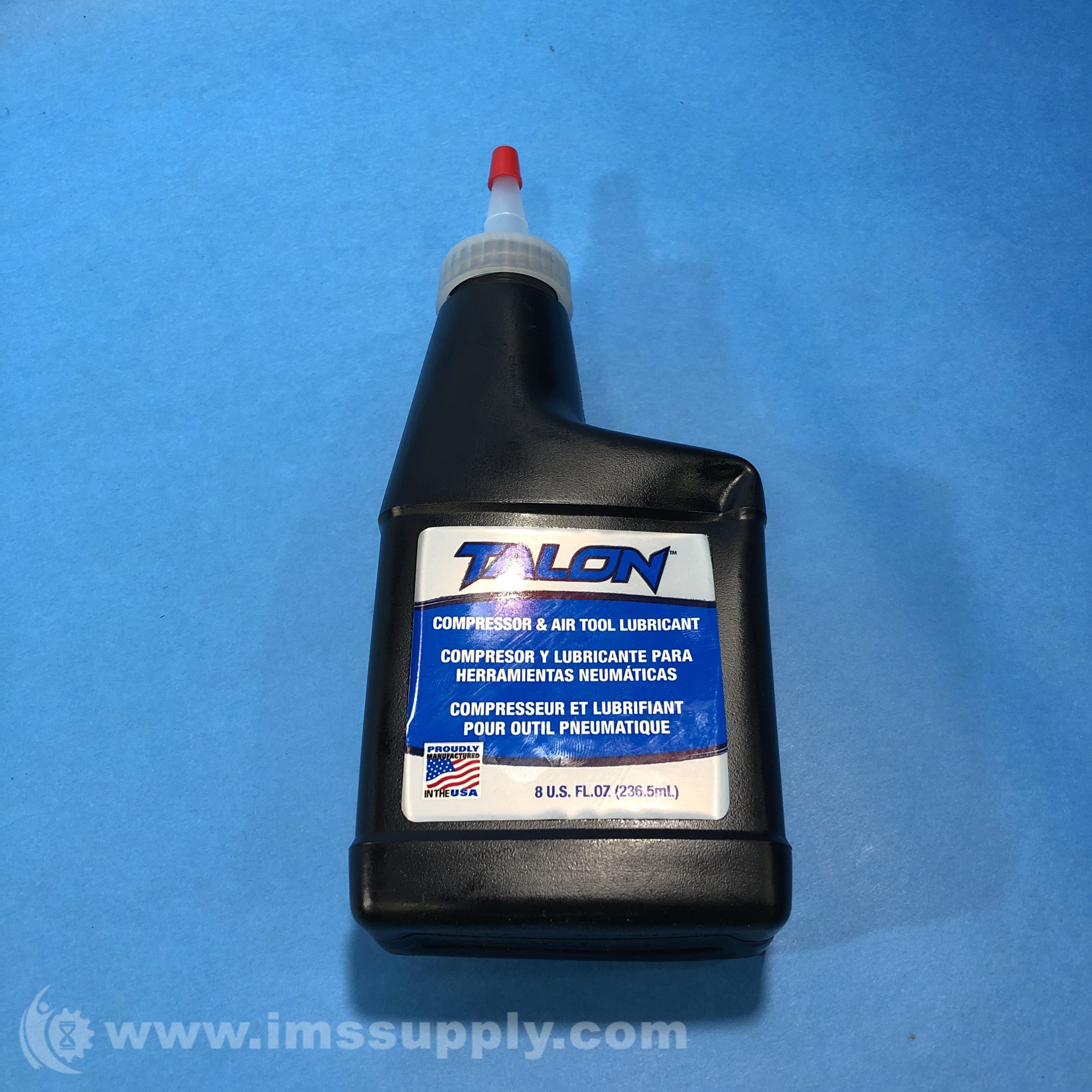 Fastenal 0409876 8oz Bottle Amber Talon Pneumatic Air Tool Oil IMS Supply