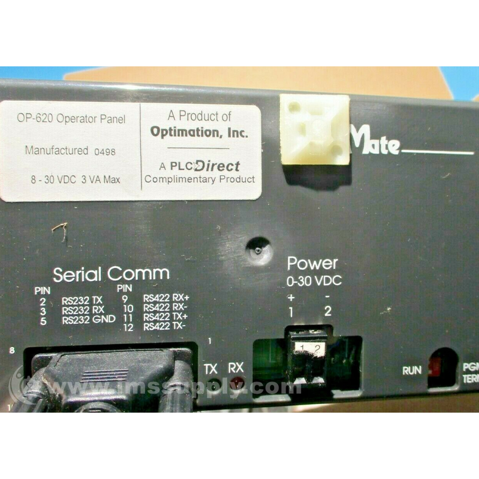 Optimation OP-620 - IMS Supply
