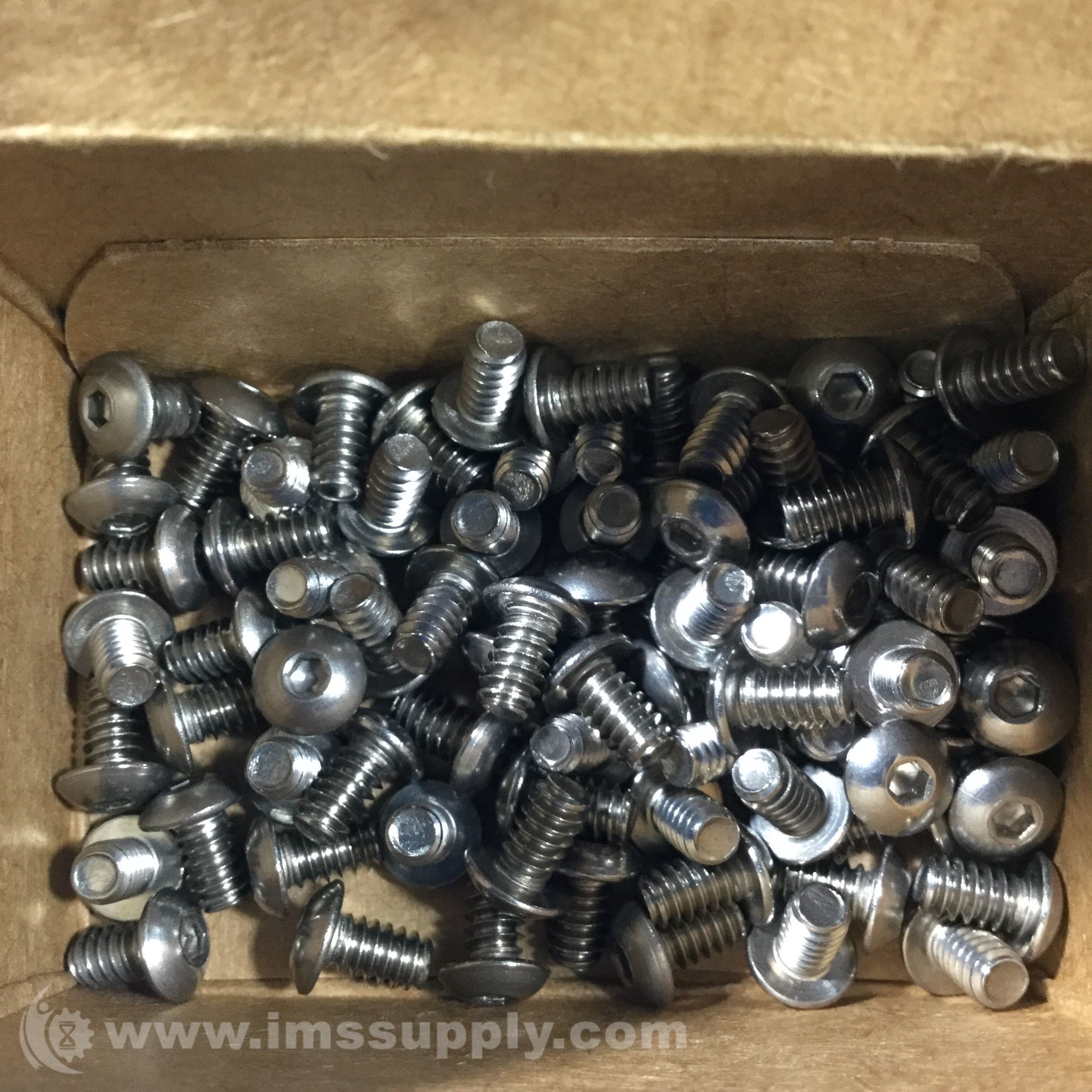 McMasterCarr 92949A144 Box of 100 Button Head Hex Drive Screws IMS