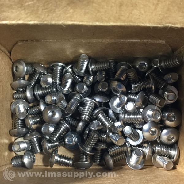 McMasterCarr 92949A144 Box of 100 Button Head Hex Drive Screws IMS