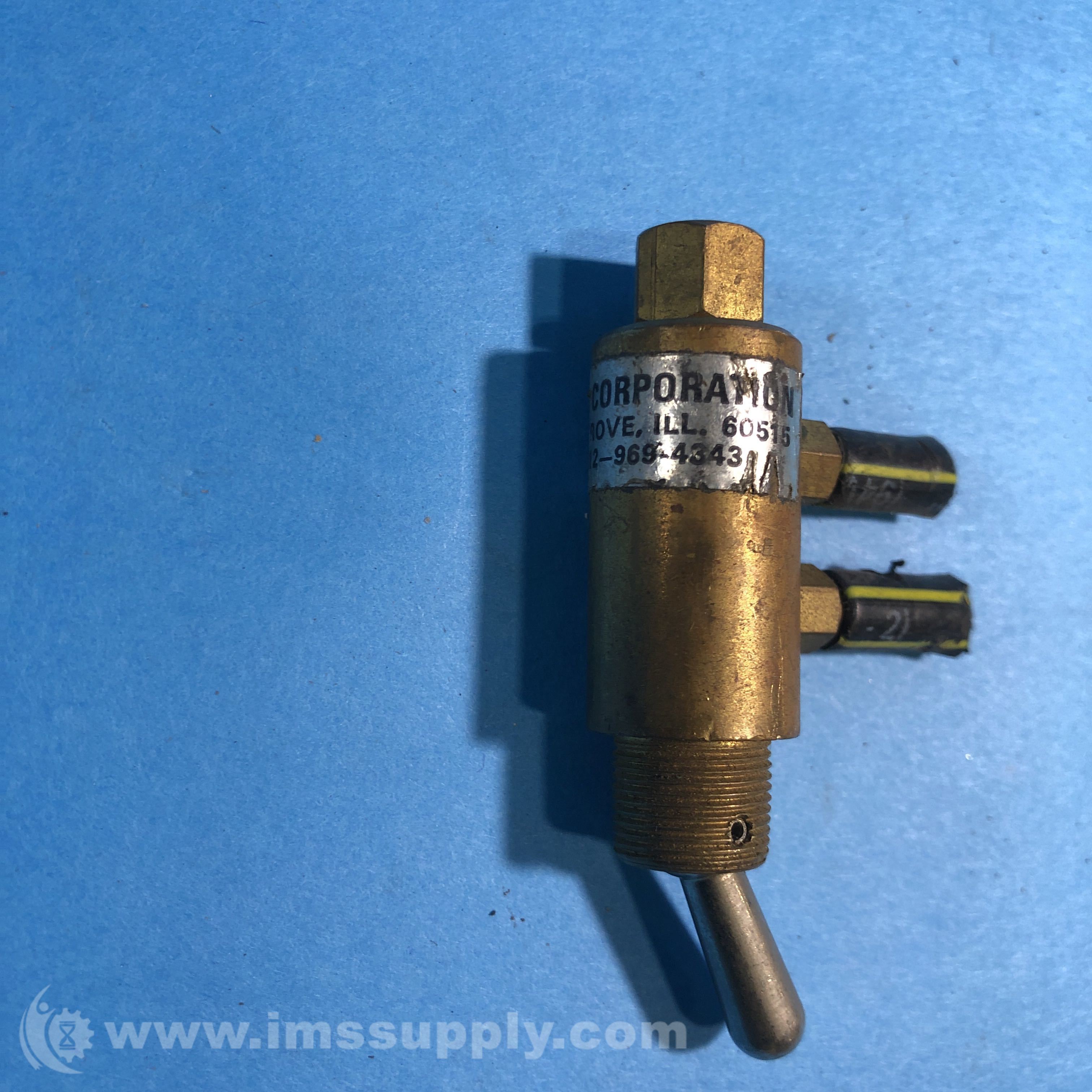 Tipler Corporation Pneumatic Toggle Valve - IMS Supply
