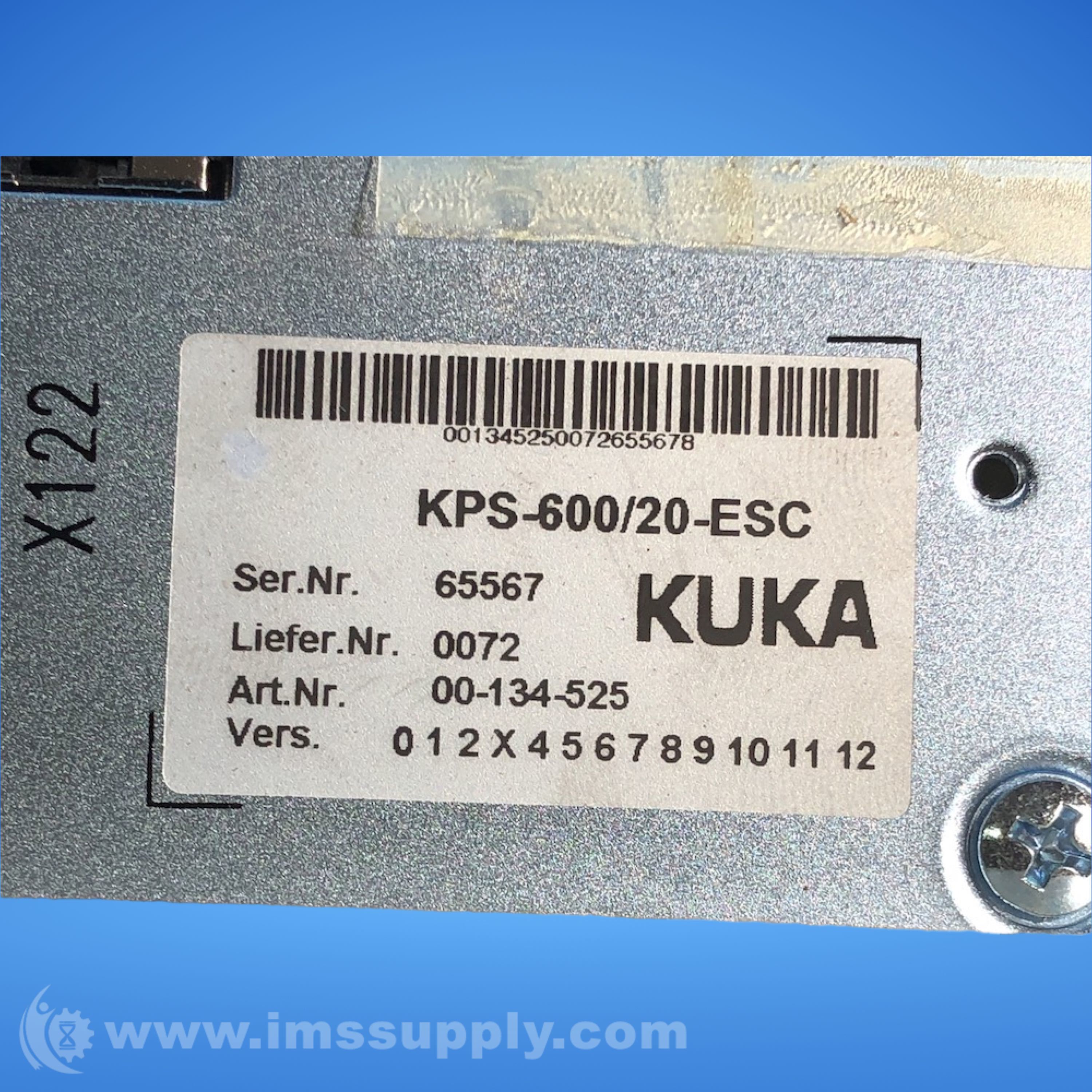 Kuka KPS-600/20-ESC - IMS Supply