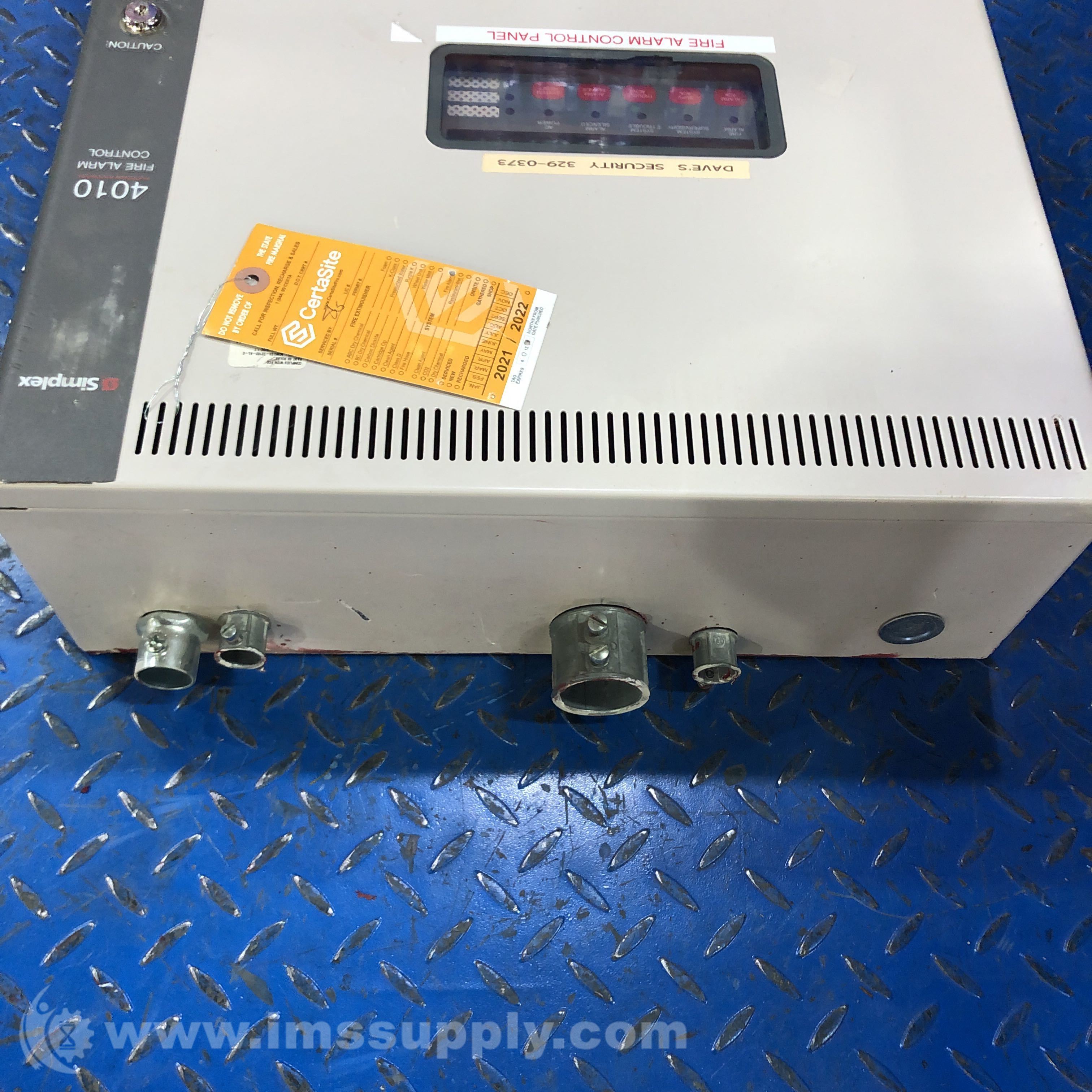 Simplex 4010 Fire Alarm Control Panel - IMS Supply