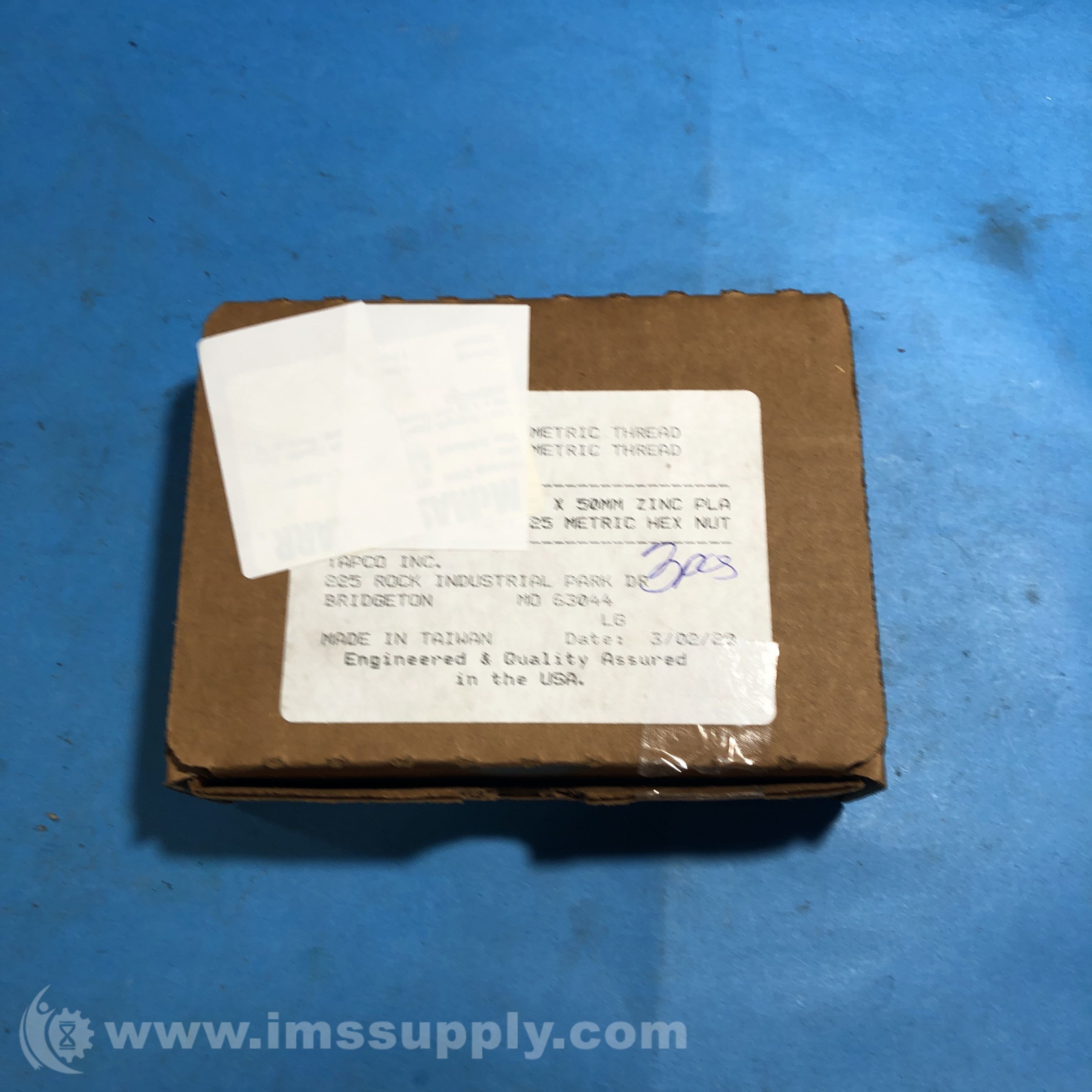 McMasterCarr 93226A260 Box of 10 Elevator Bolts IMS Supply