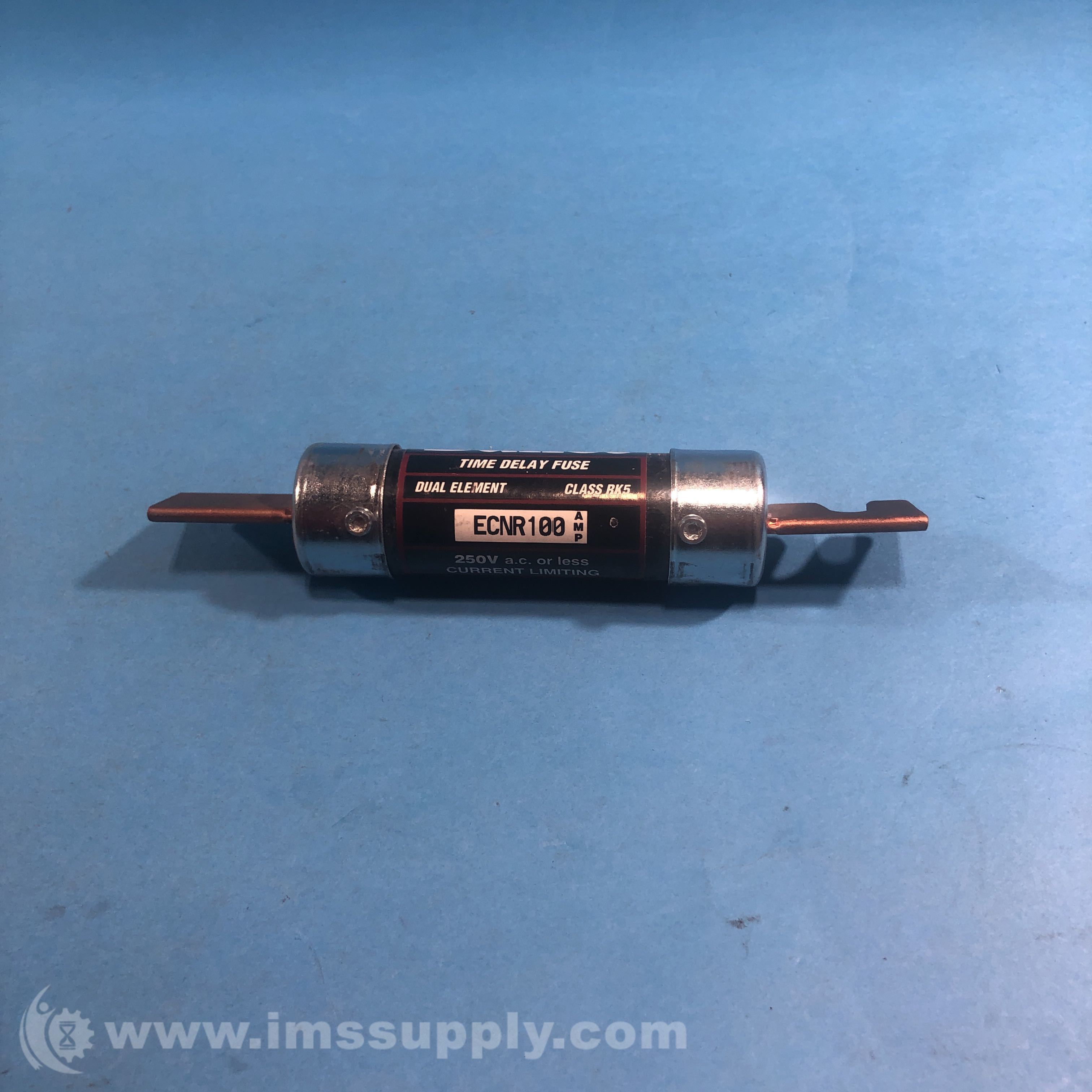 Edison Fuse ECNR100 Dual Element Bullet Time Delay Fuse - IMS Supply
