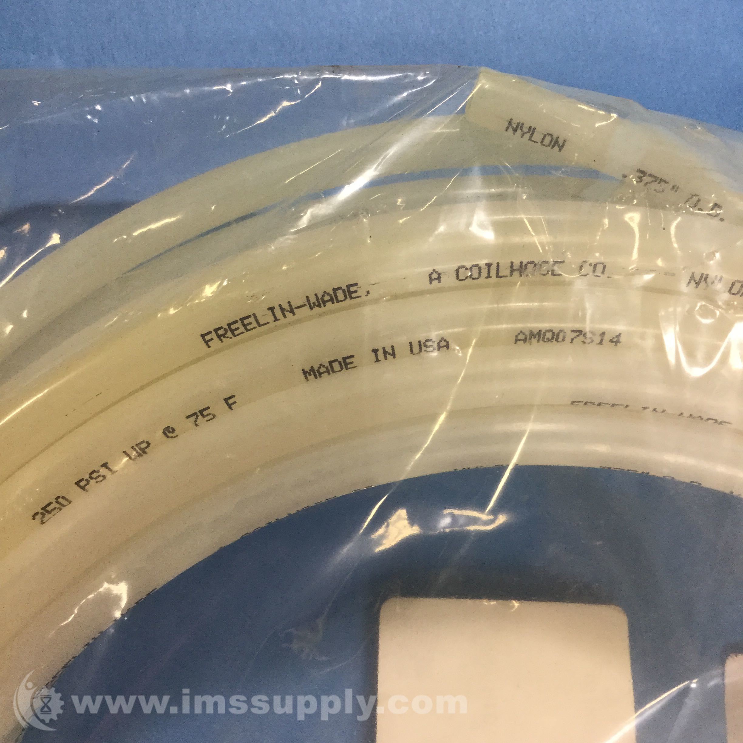 Freelin Wade 1E20610 Qty 50' Natural Nylon Tubing IMS Supply