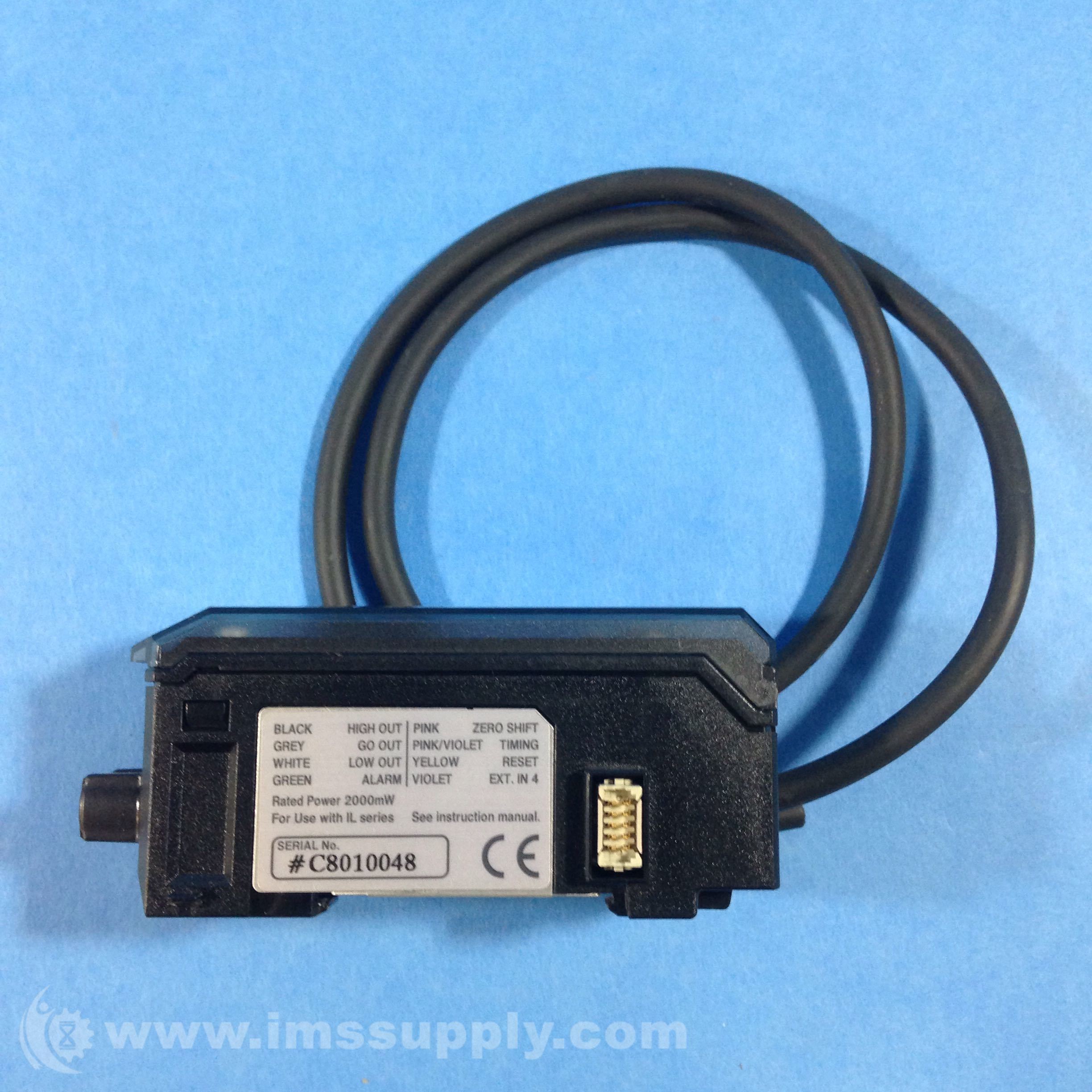 Keyence Corp IL-1050 Analog Laser Sensor - IMS Supply