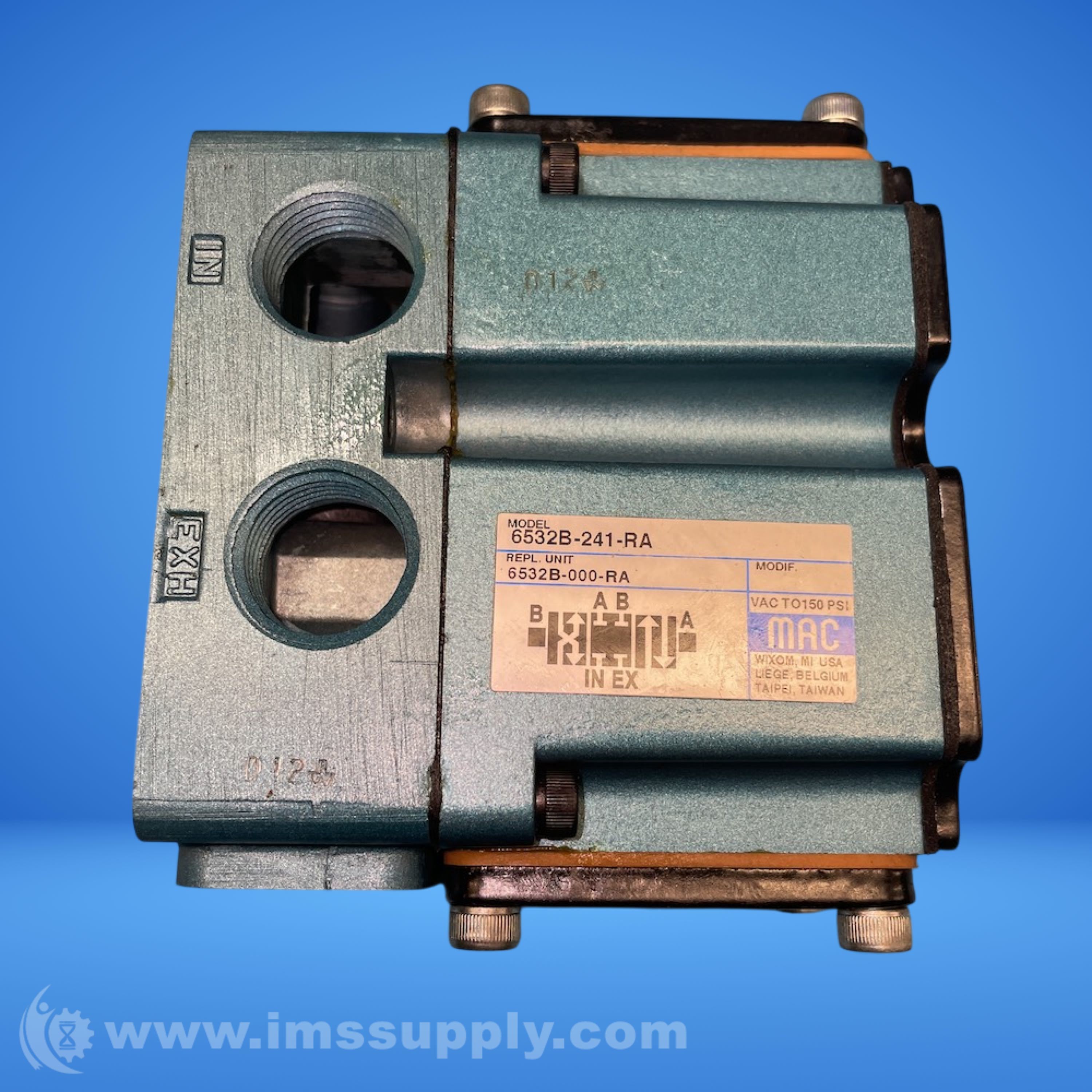 MAC Valves 6532B-241-RA Valve - IMS Supply