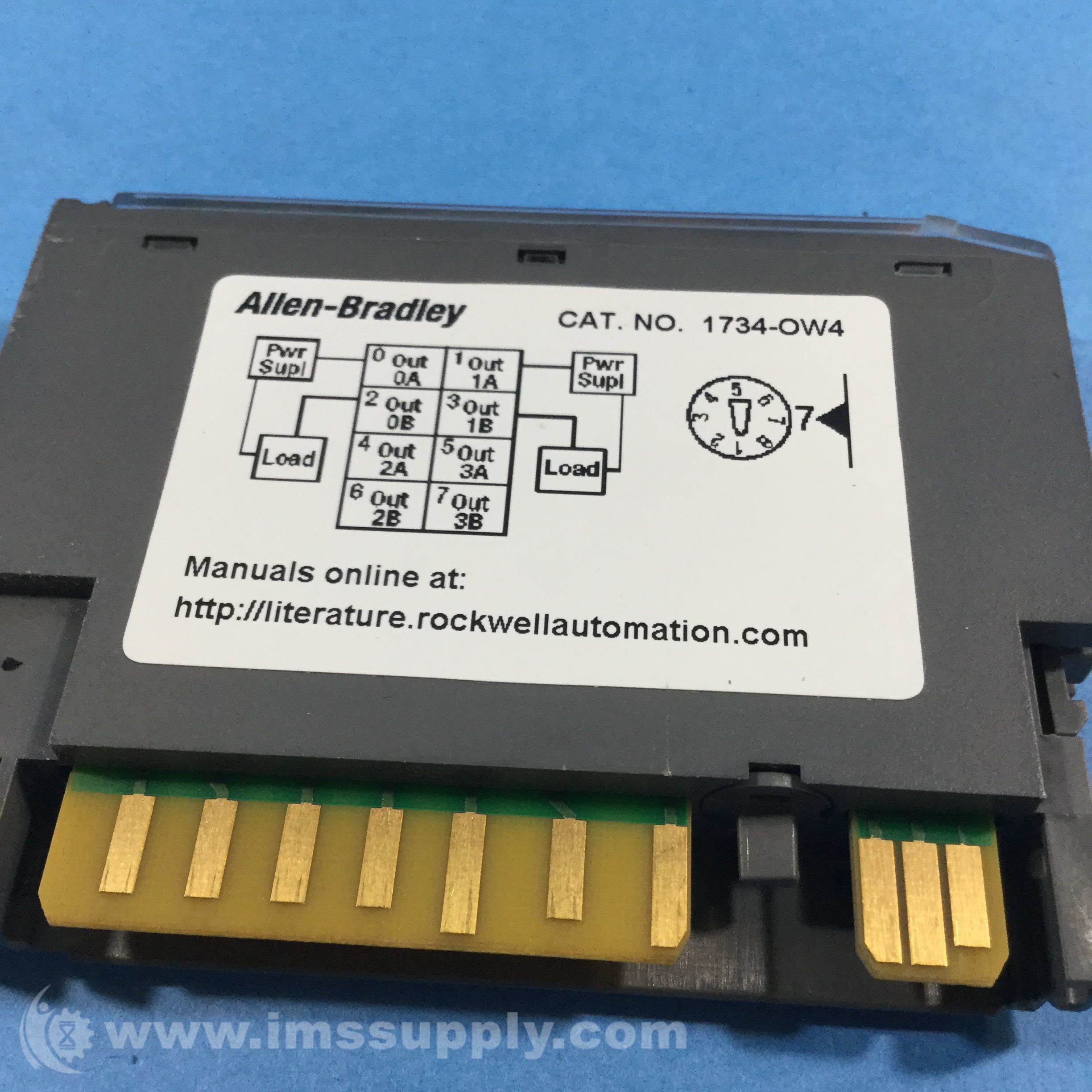 Allen Bradley 17340W4 I/O Module, Digital Contact Output IMS Supply