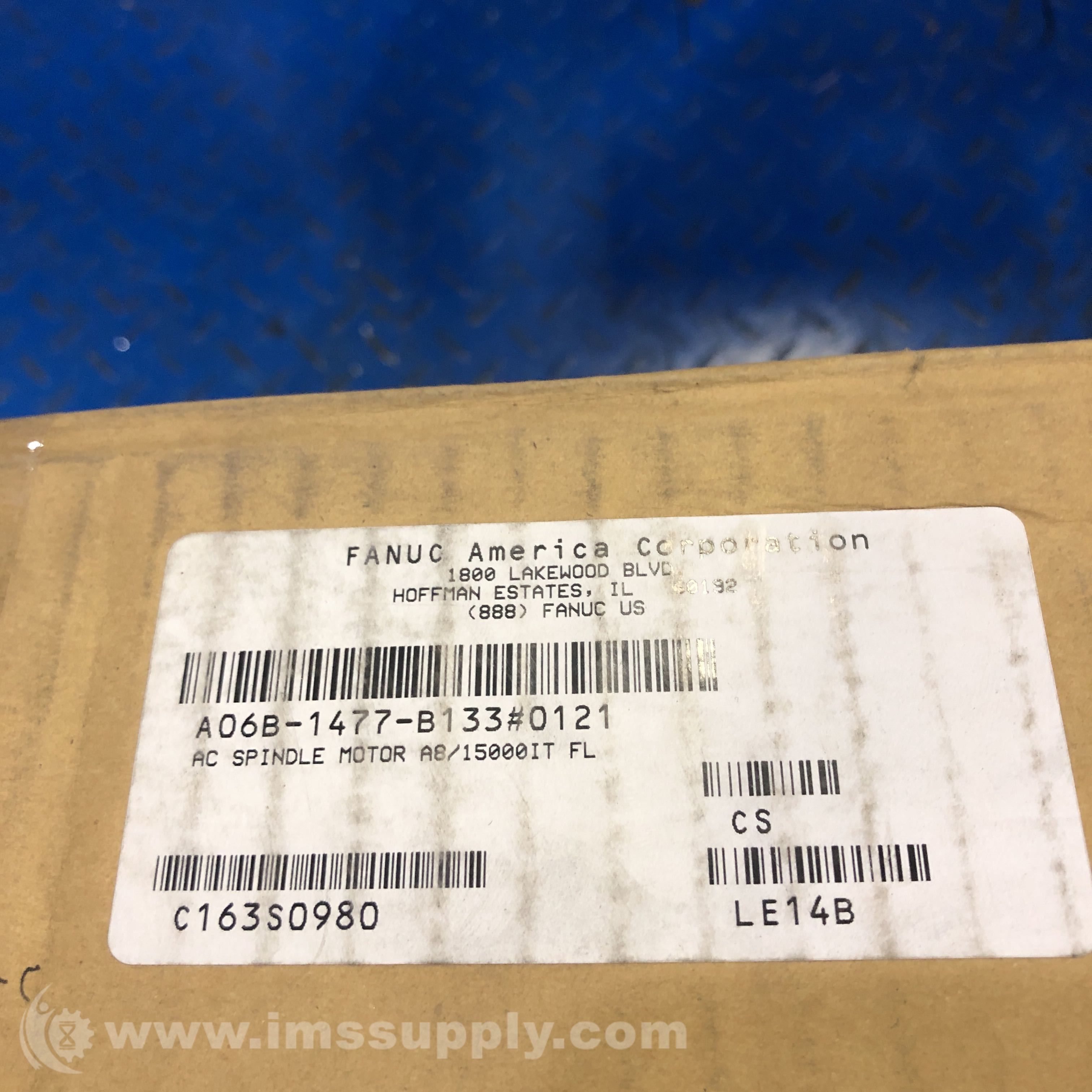 Fanuc A06B-1477-B133#0121 AC Spindle Motor - IMS Supply Fanuc A06B-1477-B133#0121 AC Spindle Motor - IMS Supply