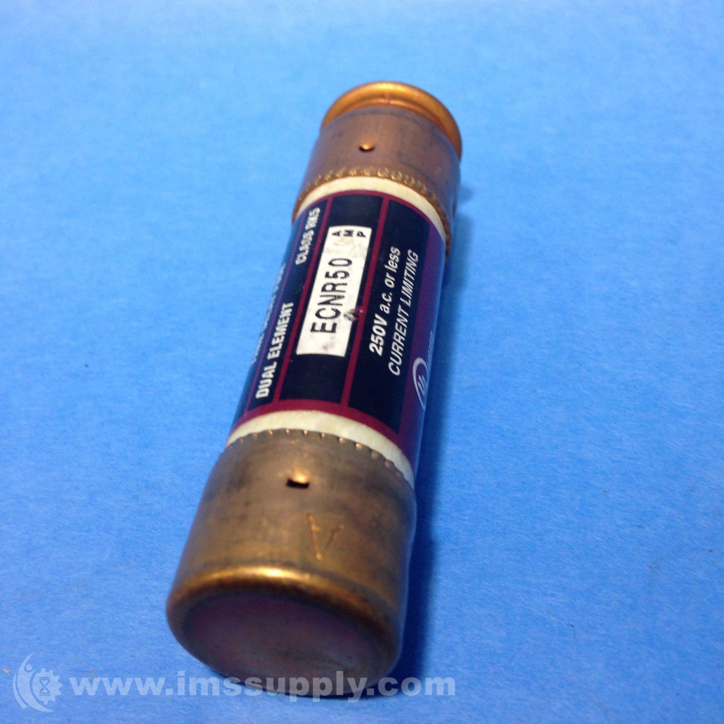 Edison Fuse ECNR50 Time Delay Fuse Dual Element Class RK5 IMS Supply