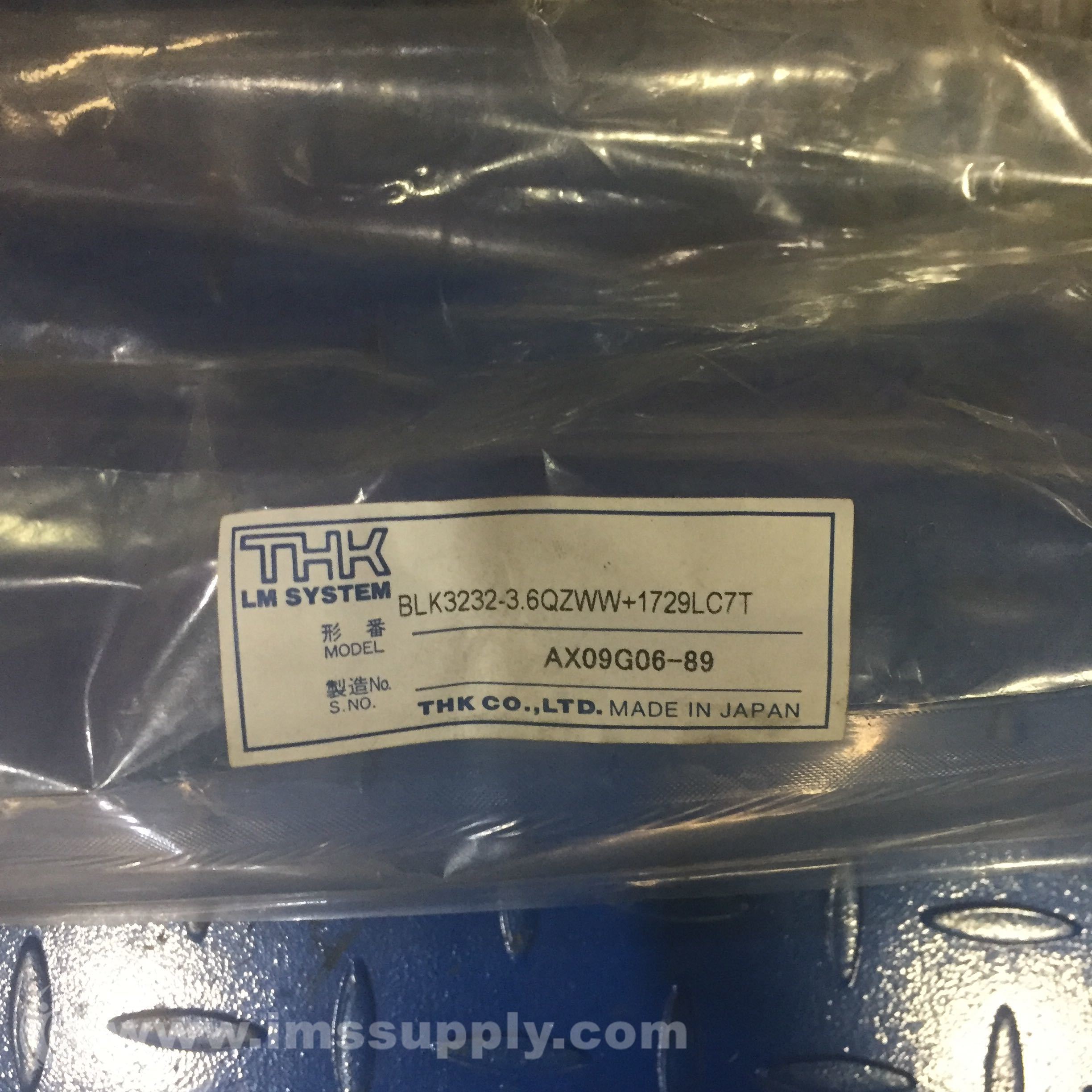 Thk BLK3232-3.6QZWW+1729LC7T Ball Screw - IMS Supply