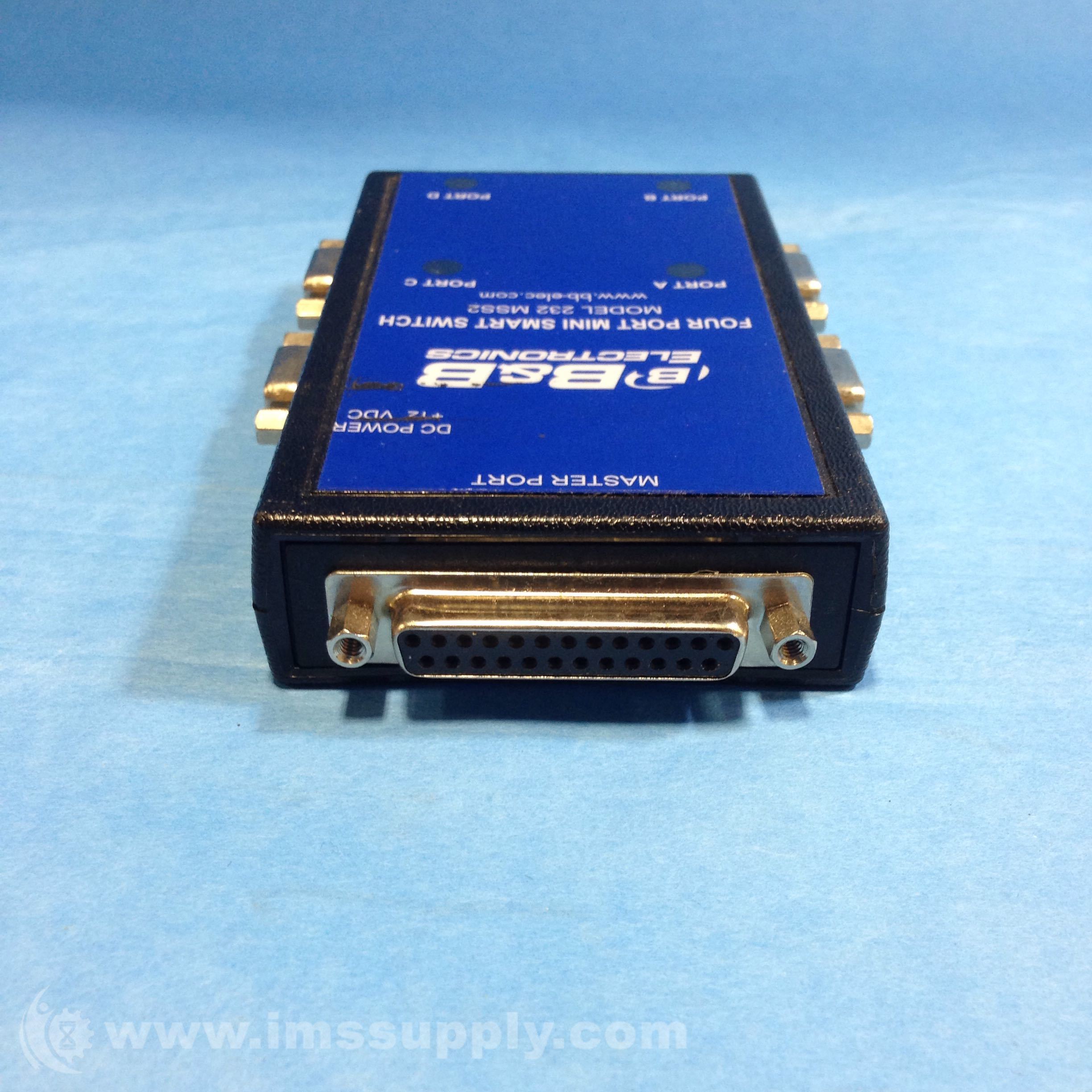 B&b Electronics Model 232 MSS2 Four Port Mini Smart Switch - IMS Supply