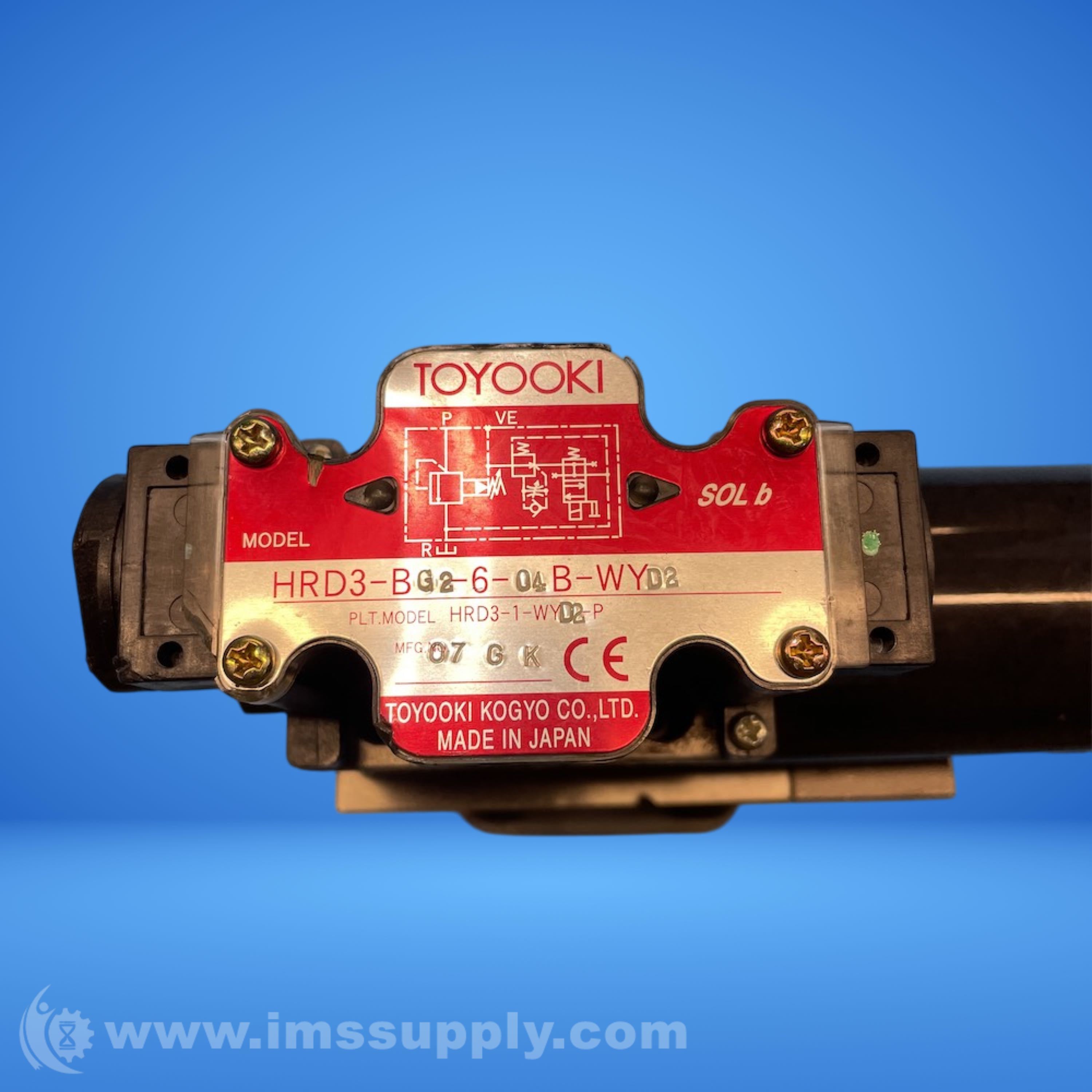 Toyooki HRD3-BG2-6-04B-WYD2 Solenoid Valve - IMS Supply