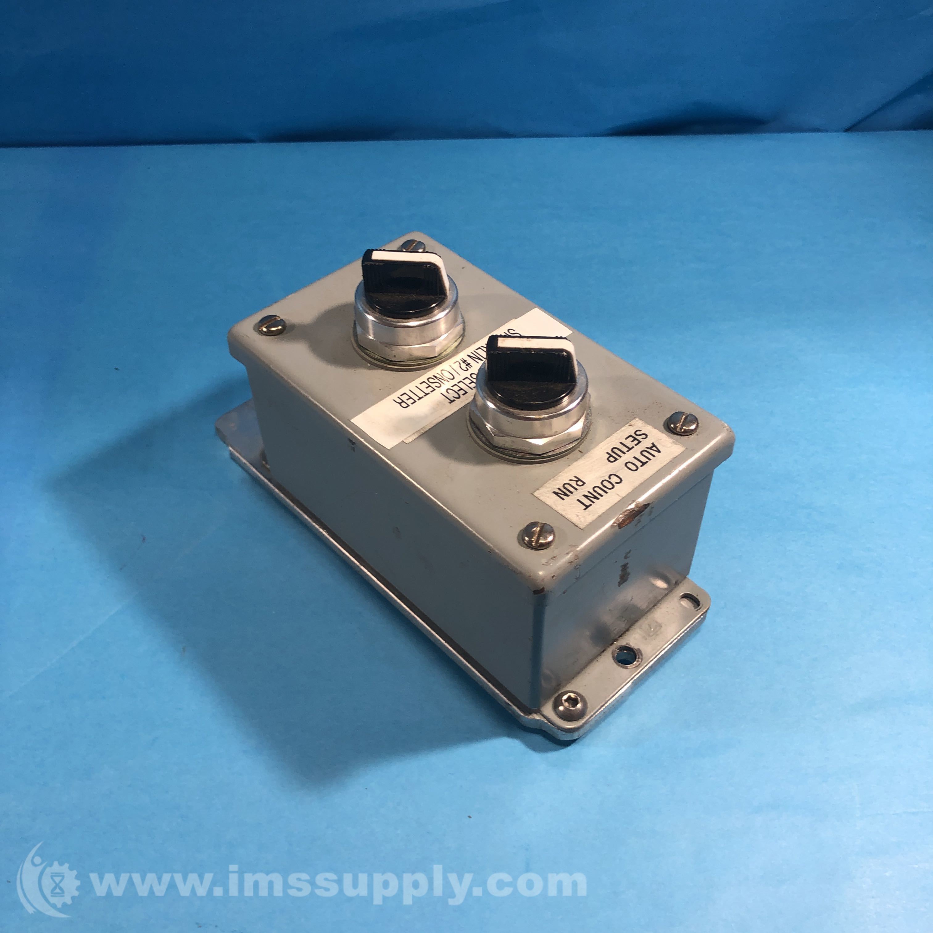 2 Push Button Operator Control Enclosure 2 Way Selector - IMS Supply